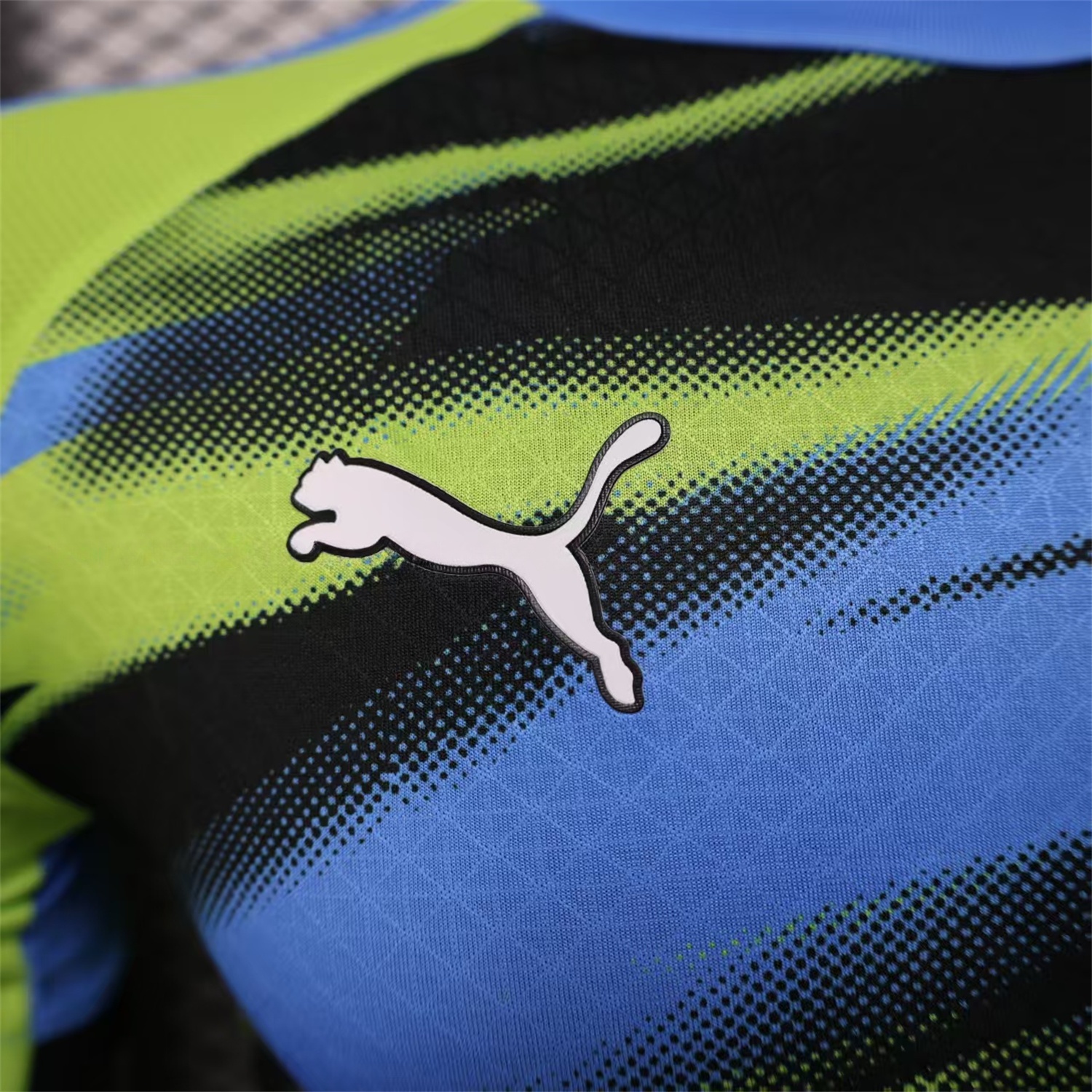 Marseille 25-26 Blue Green Gradient Training Jersey - Player Version - JerseysGala