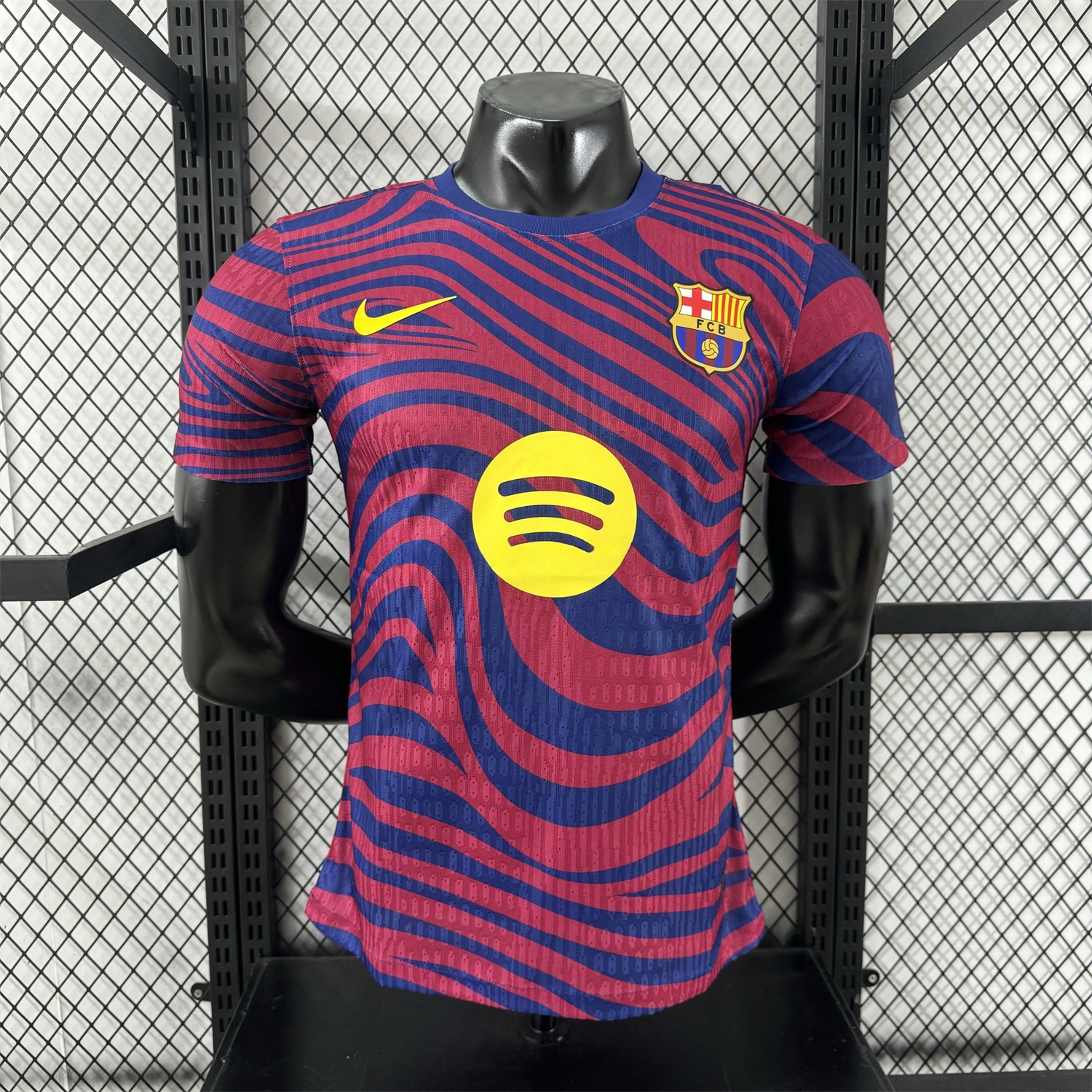 Barcelona 25-26 Red & Blue Contours Special Jersey - Player Version - JerseysGala