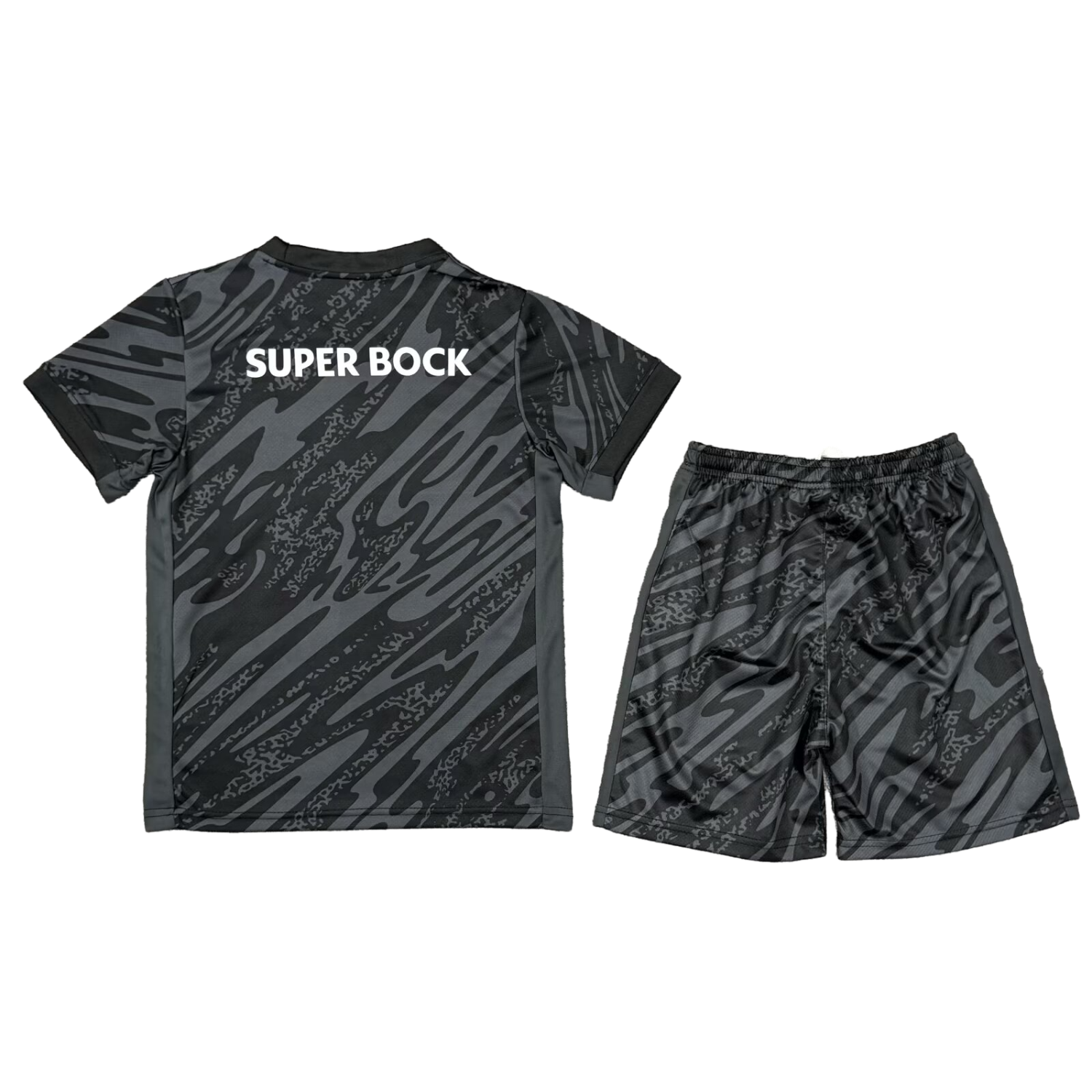 Sporting CP 25-26 Goalkeeper Black Kids Kit - JerseysGala