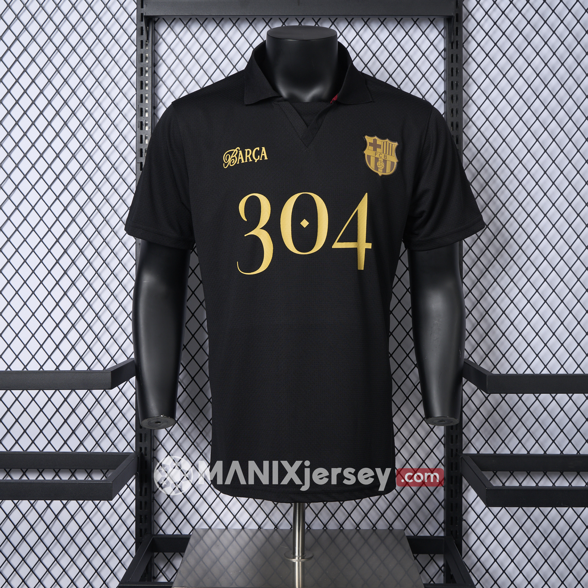 Barcelona 24-25 Yamal Anniversary Black Jersey - Player Version - JerseysGala