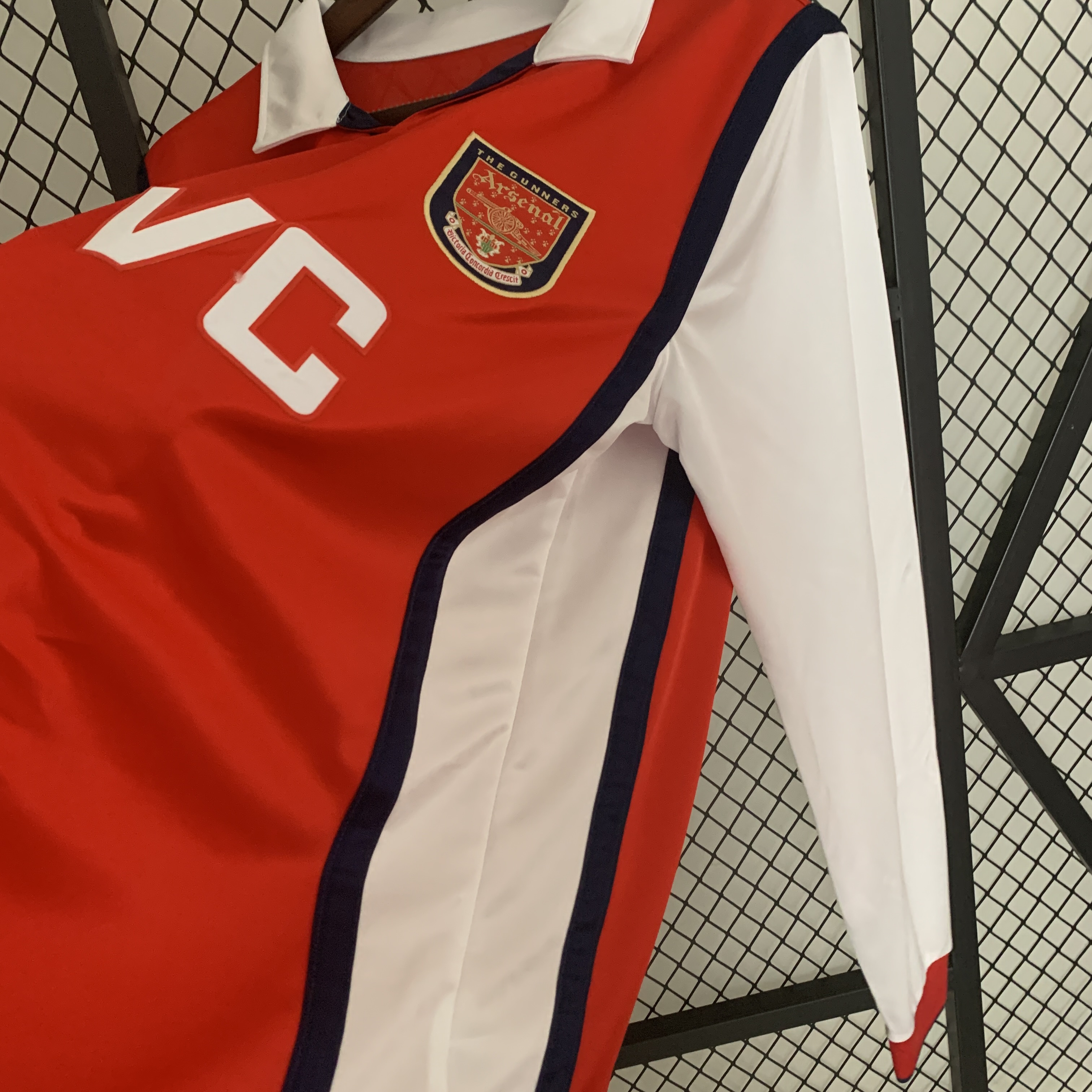 Retro Arsenal 98-99 Home Long Sleeve Jersey - JerseysGala