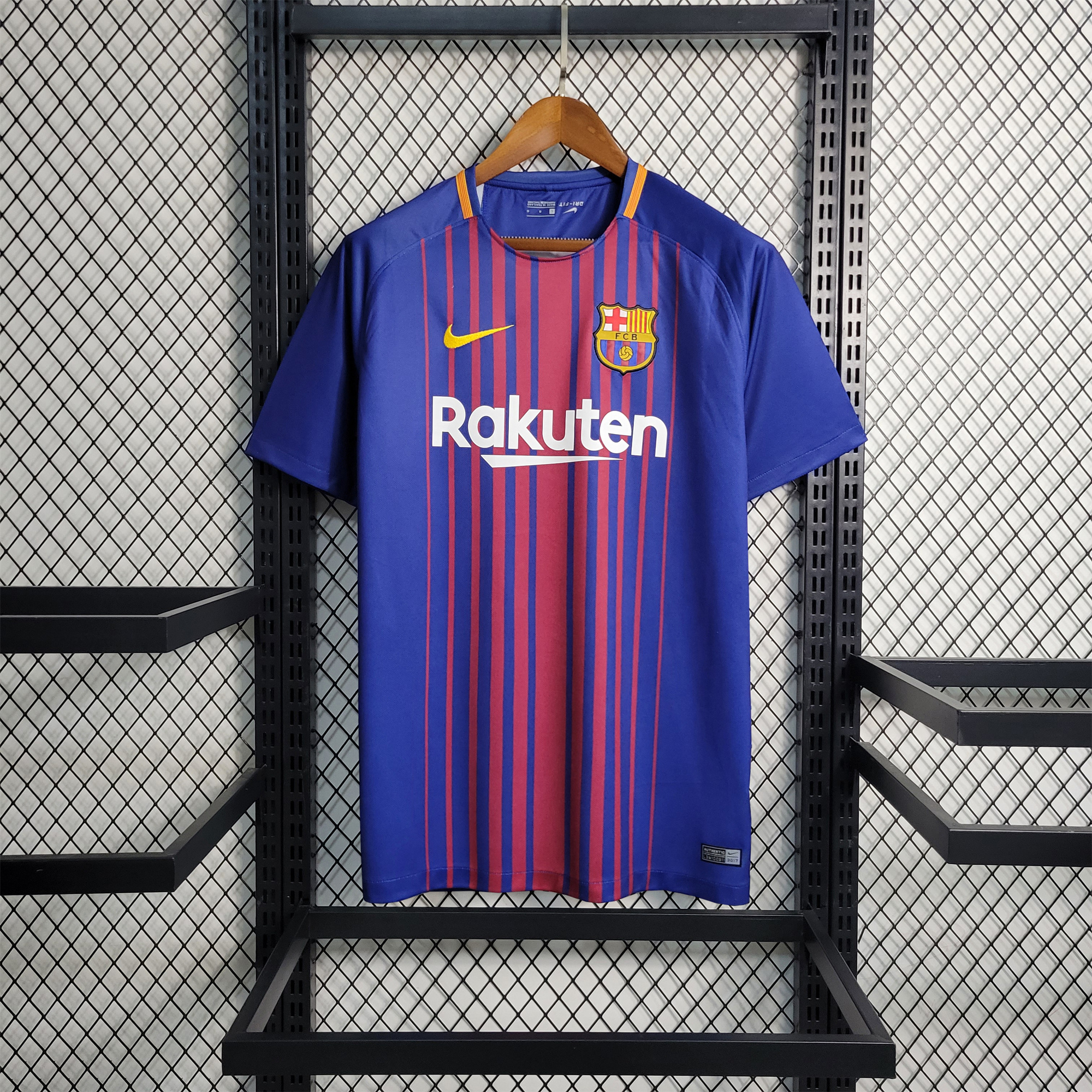 Retro Barcelona 17-18 Home Stadium Jersey - JerseysGala