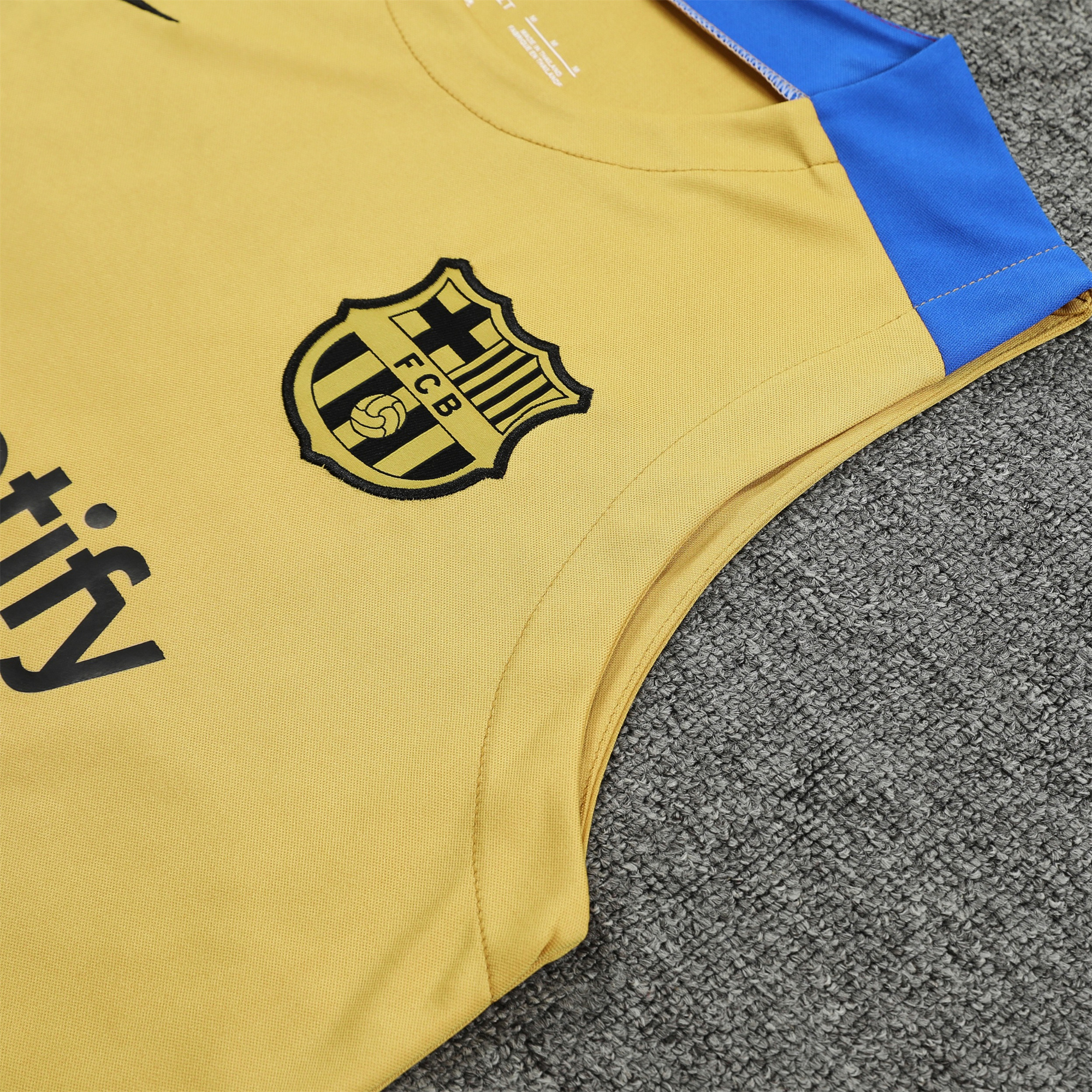 Barcelona 24-25 Training Vest Suit - Gold - JerseysGala