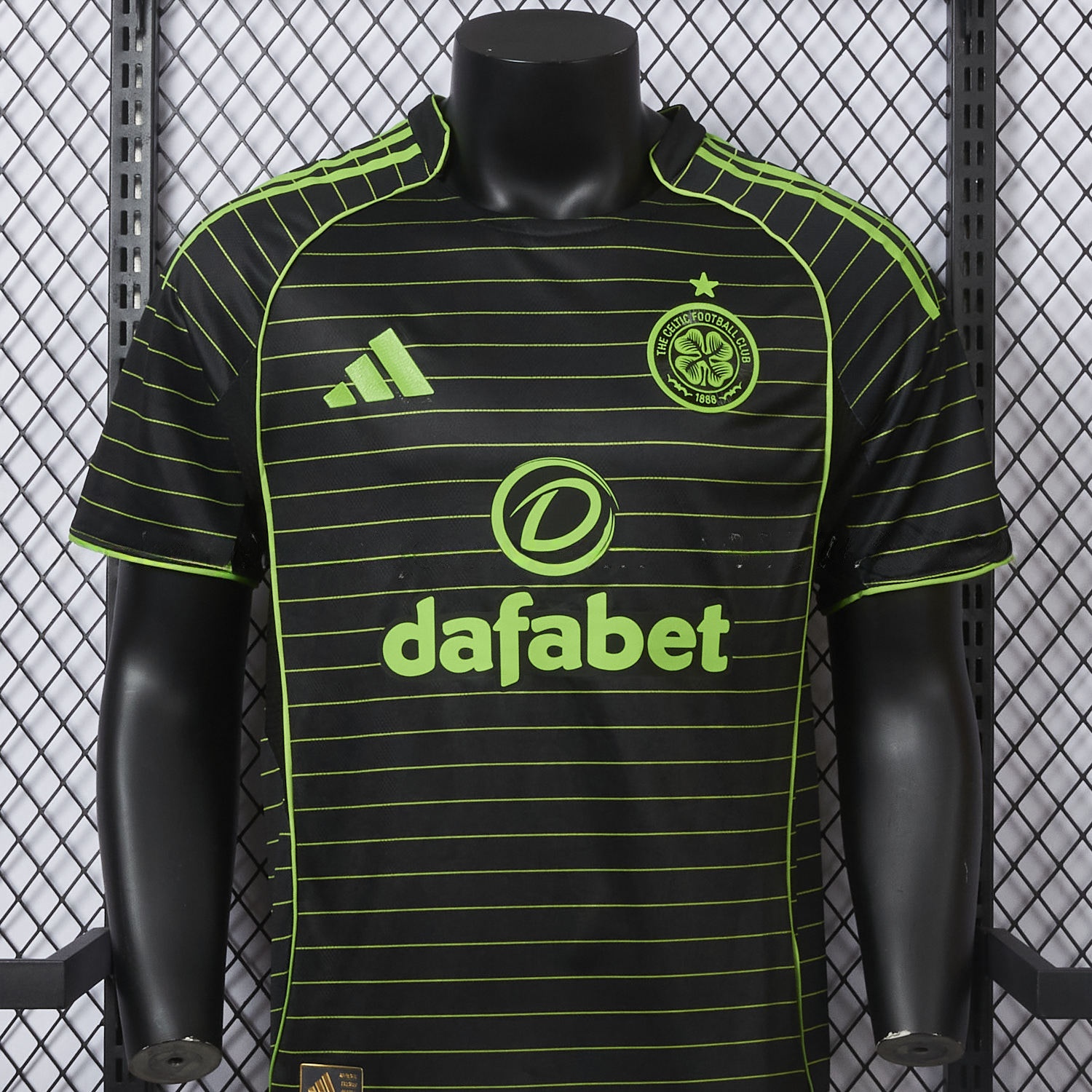 Celtic 25-26 Away Black Jersey - Player Version - JerseysGala