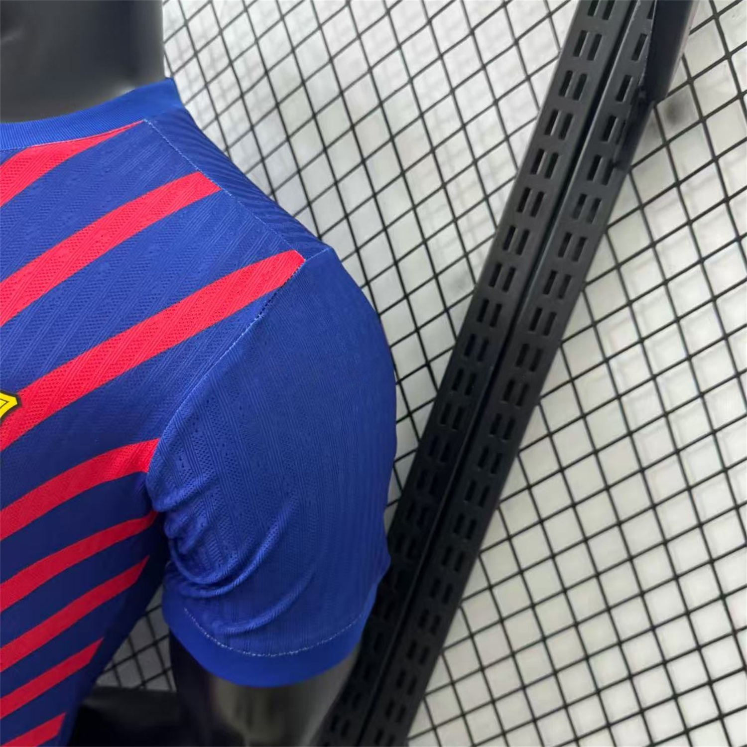 Barcelona 25-26 One Piece Red Silhouette Special Blue Jersey - Player Version - JerseysGala