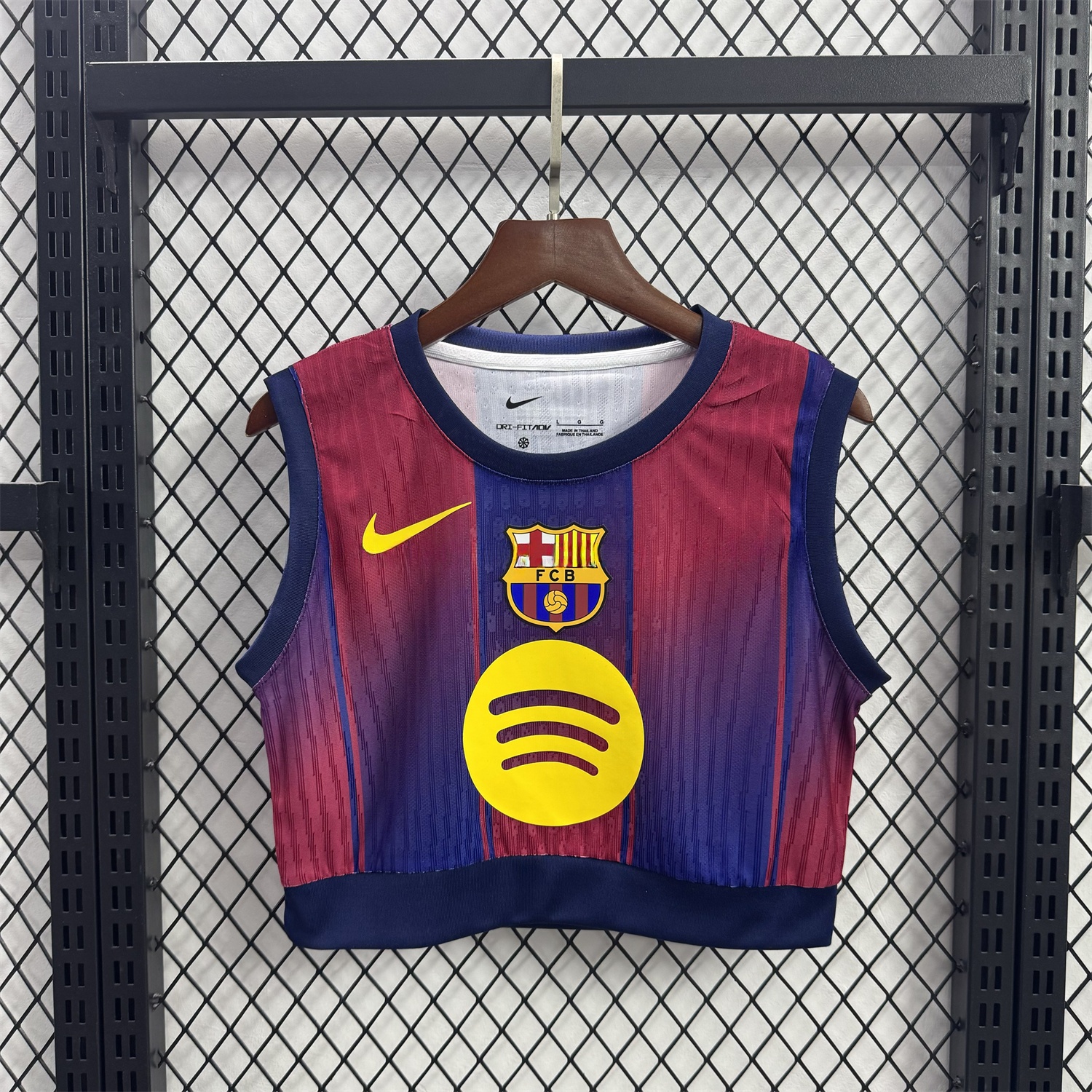 Women's Barcelona 25-26 Home Center Logo Yoga Vest - JerseysGala