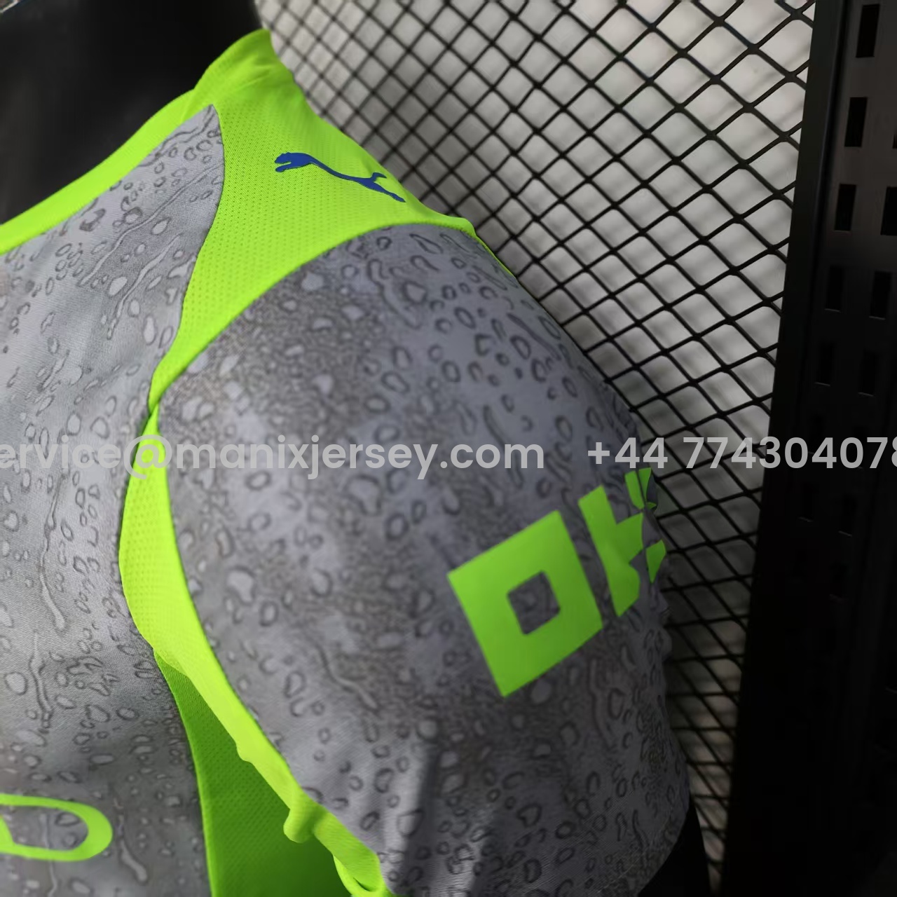 Manchester City 25-26 Third Grey Green Jersey - Player Version - JerseysGala