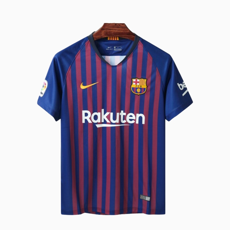 Retro Barcelona 18-19 Home Stadium Jersey - JerseysGala