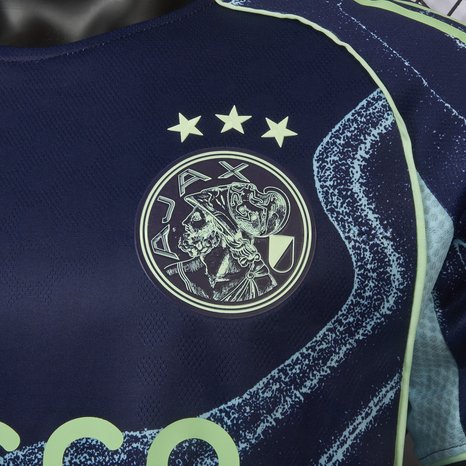 Ajax 25-26 Away Deep Blue Jersey - Player Version - JerseysGala