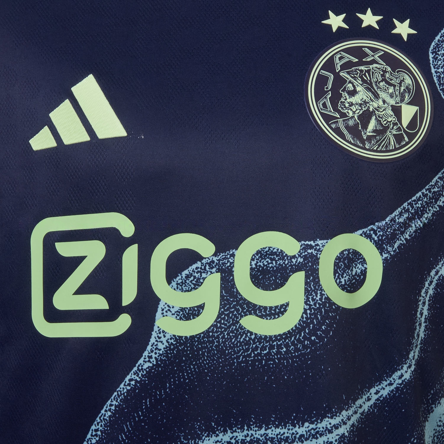 Ajax 25-26 Away Deep Blue Jersey - Player Version - JerseysGala