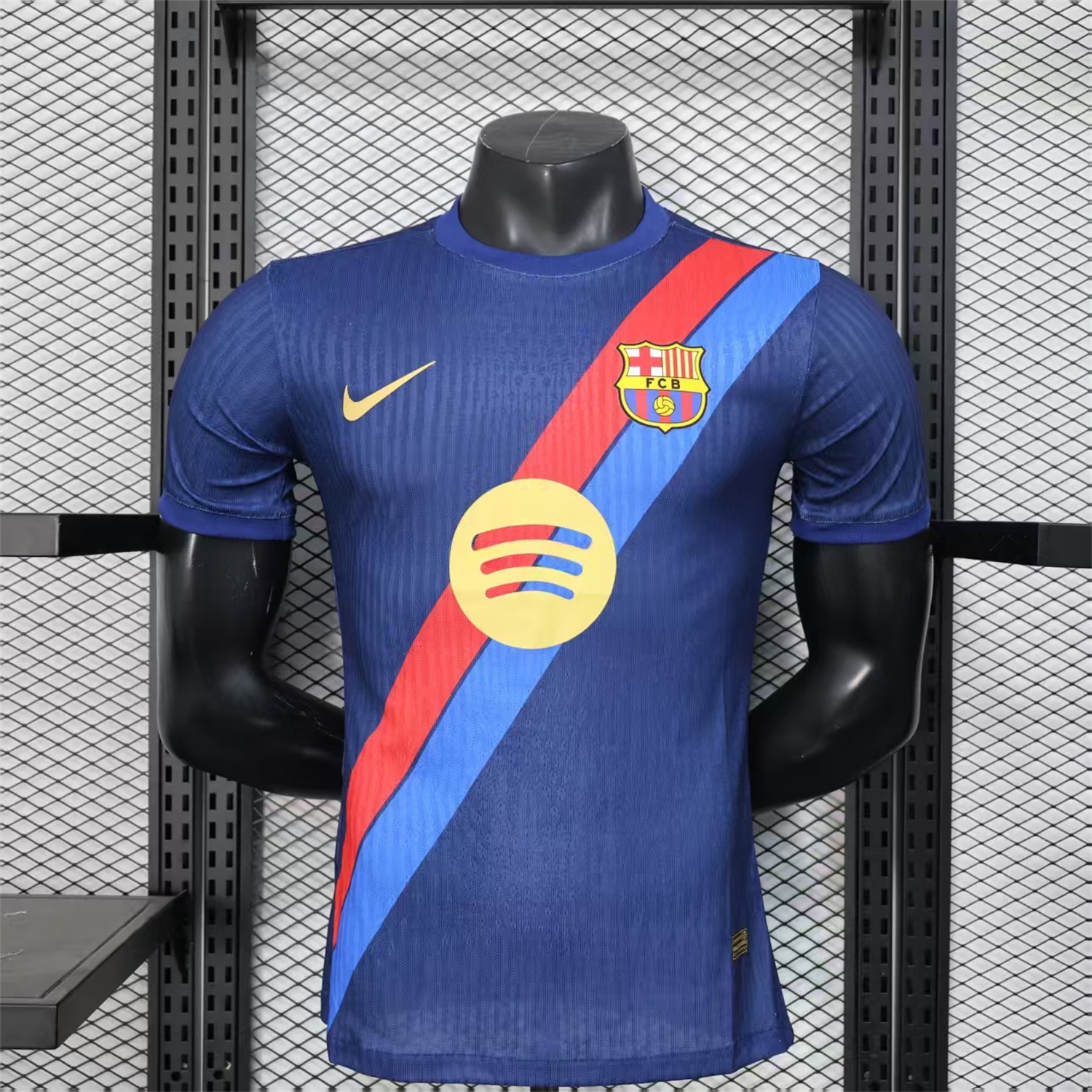 Barcelona 25-26 Red & Blue Guards Dark Blue Special Jersey - Player Version - JerseysGala