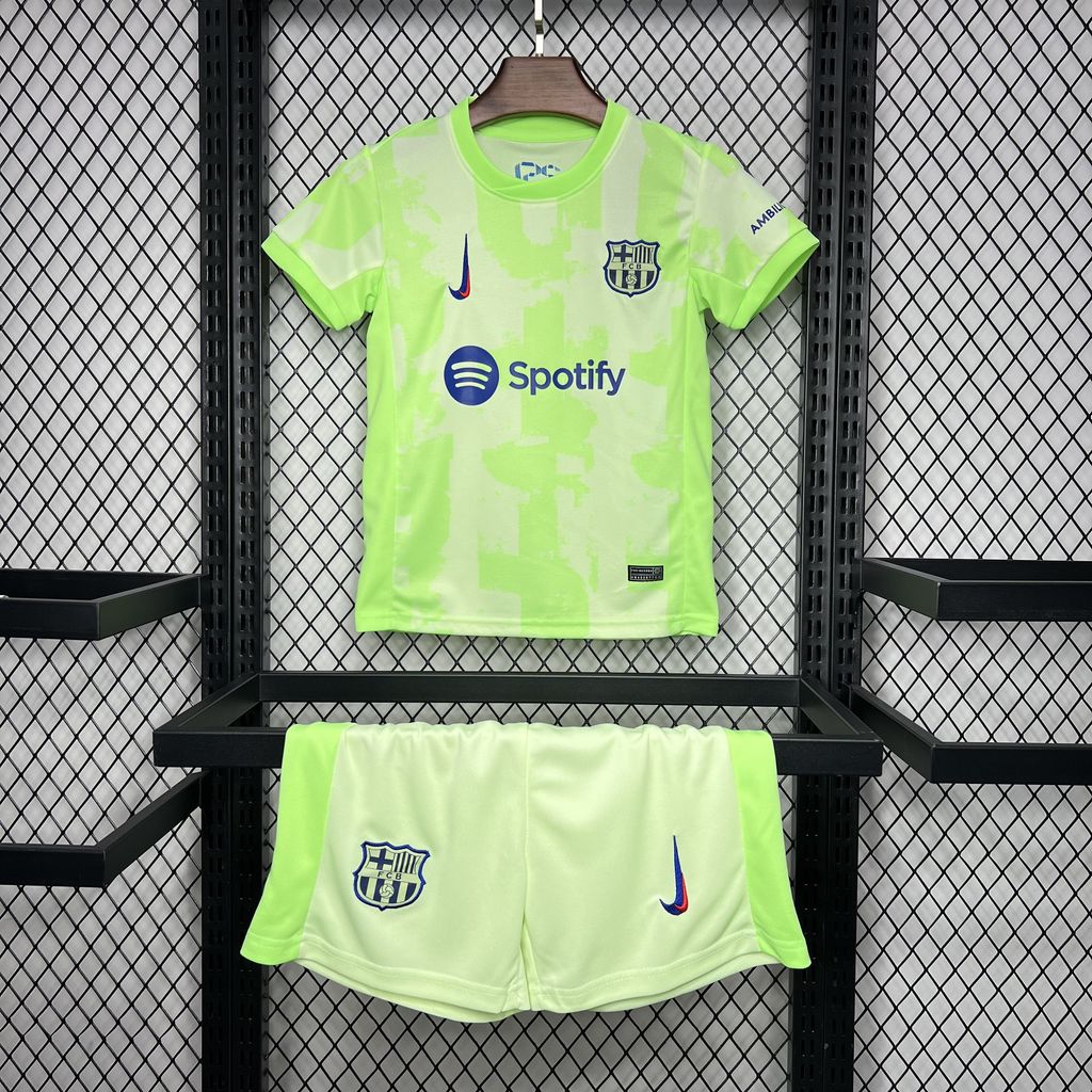 Barcelona 24-25 Third Kids Kit - JerseysGala
