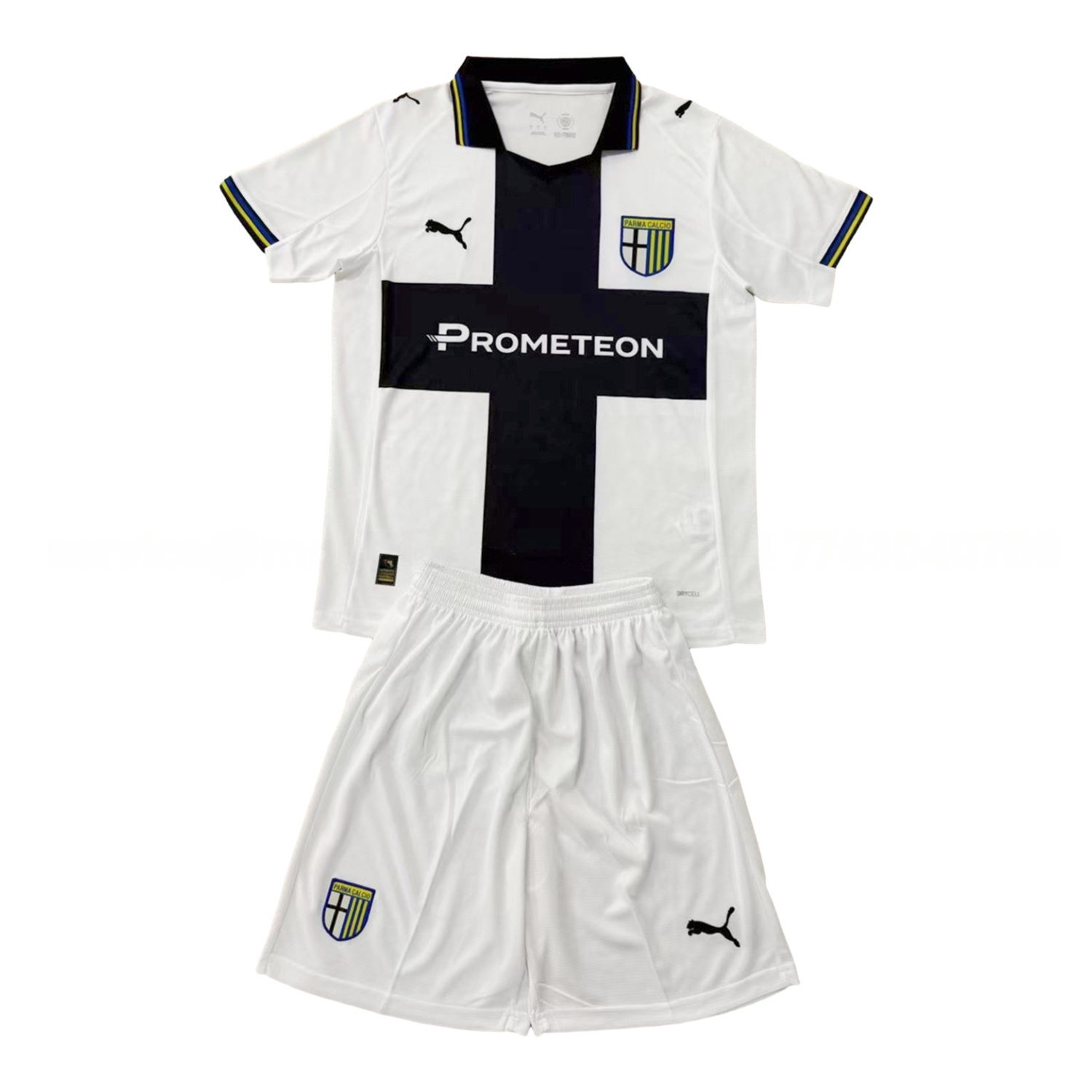 Parma 25-26 Home Men's Adult Jersey Set - Fans Version - JerseysGala