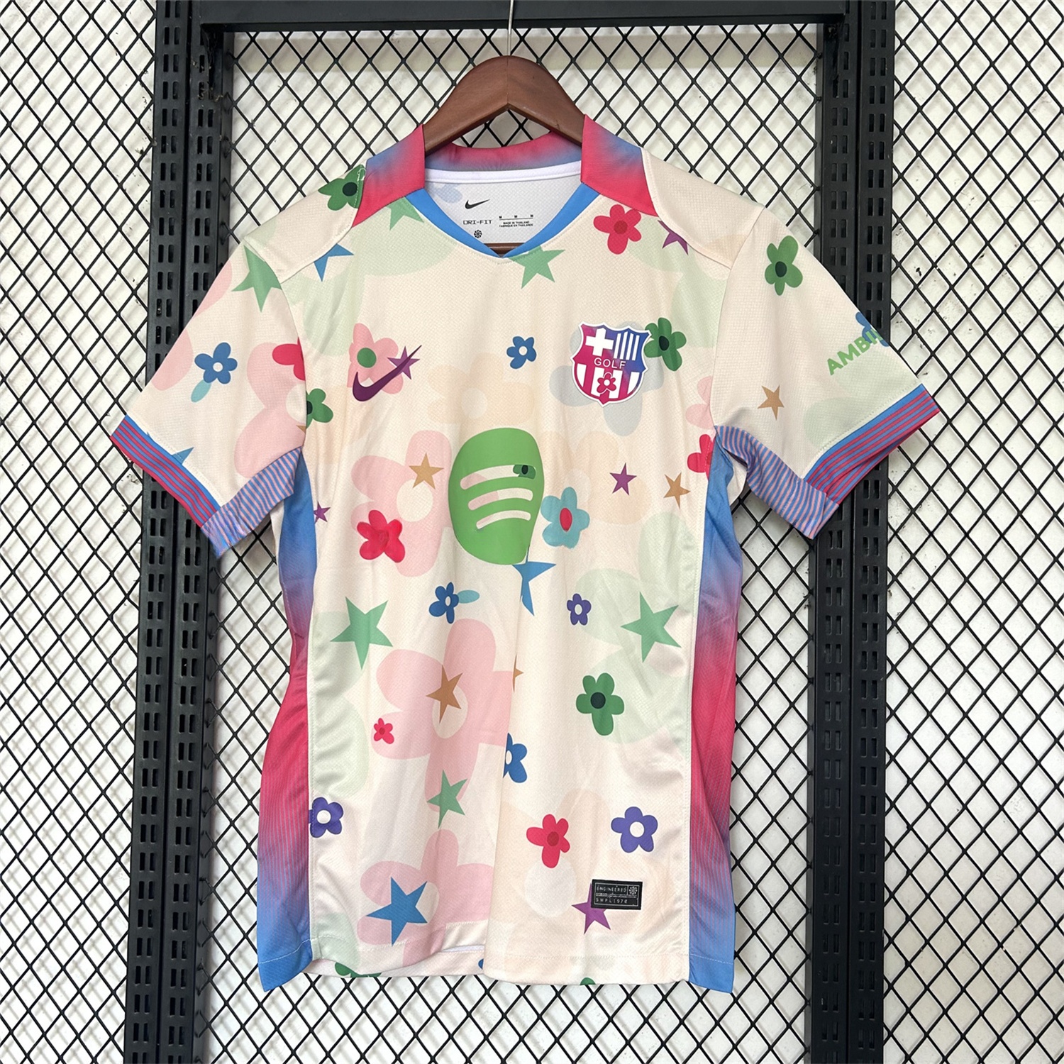 Barcelona 25-26 Stars And Flowers Pink Special Jersey - Fans Version - JerseysGala