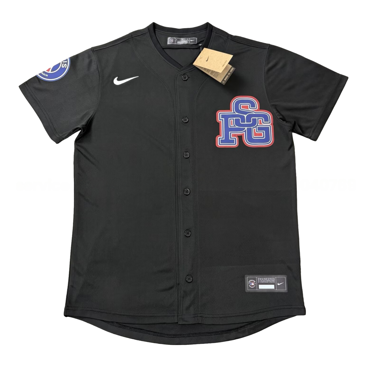 Paris Saint-Germain PSG 25-26 Black Limited Baseball Jersey - JerseysGala