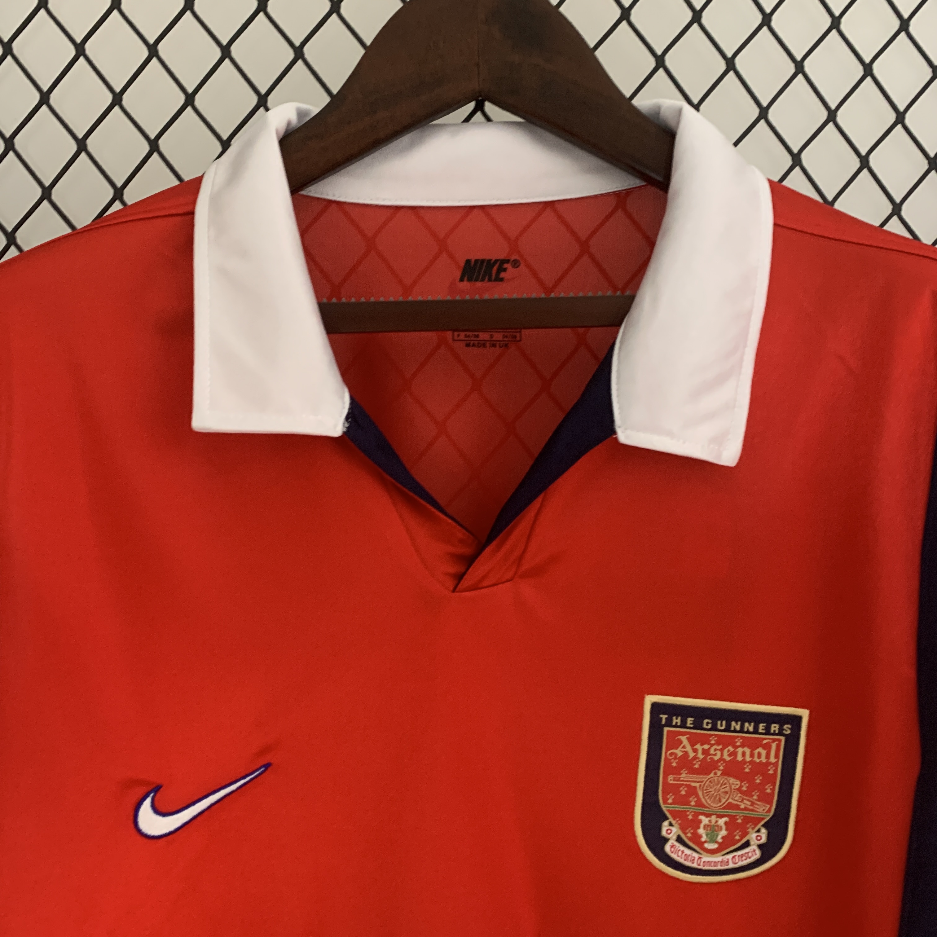 Retro Arsenal 98-99 Home Long Sleeve Jersey - JerseysGala