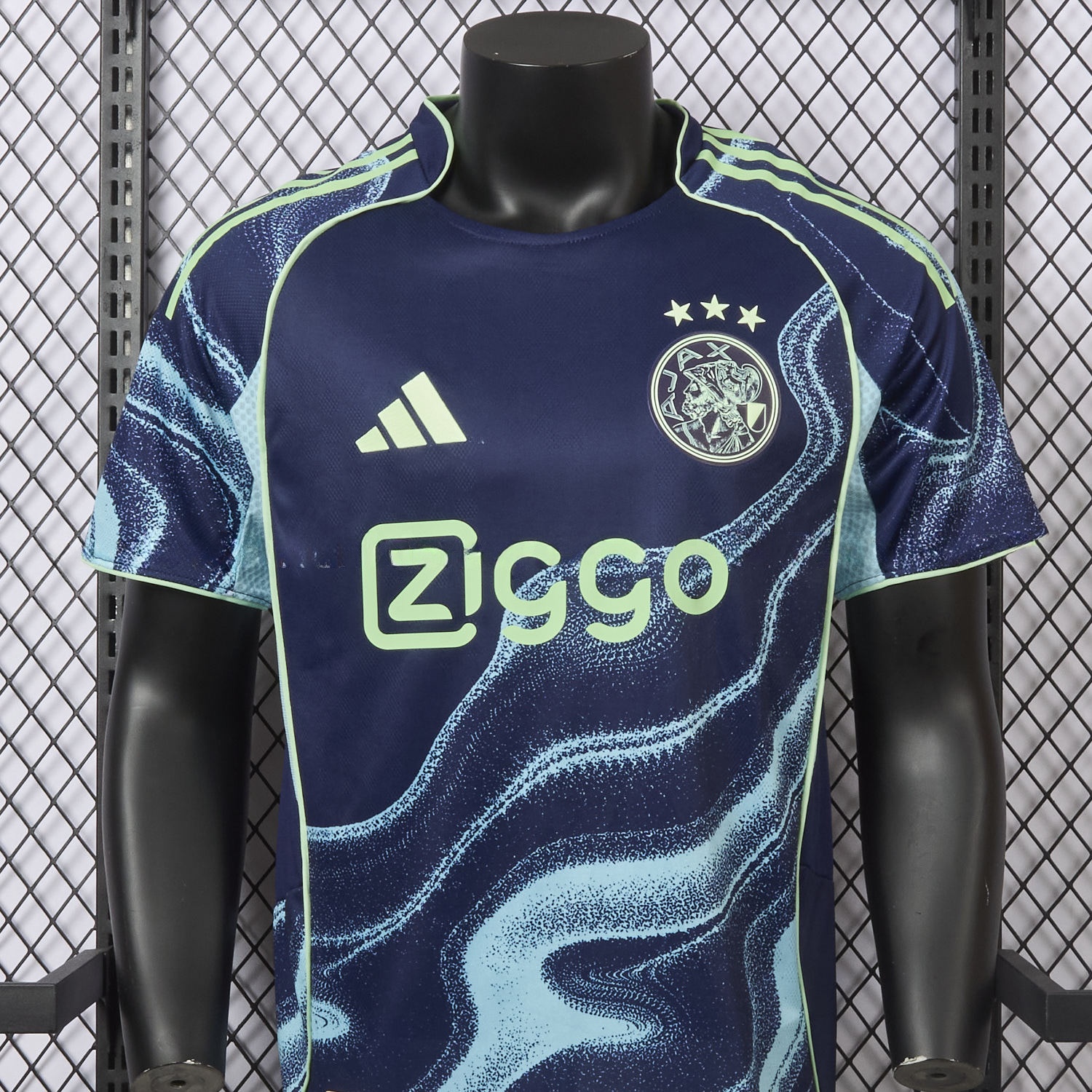 Ajax 25-26 Away Deep Blue Jersey - Player Version - JerseysGala