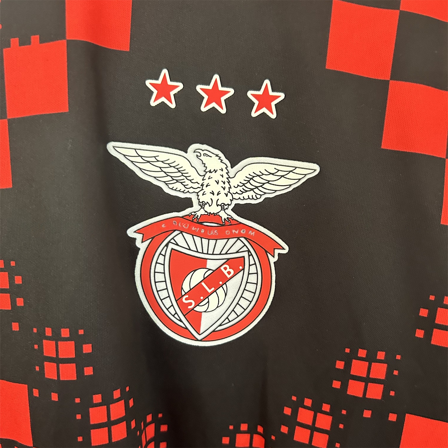 Benfica 25-26 Black Red Pre-Match Training Jersey - Fans Version - JerseysGala