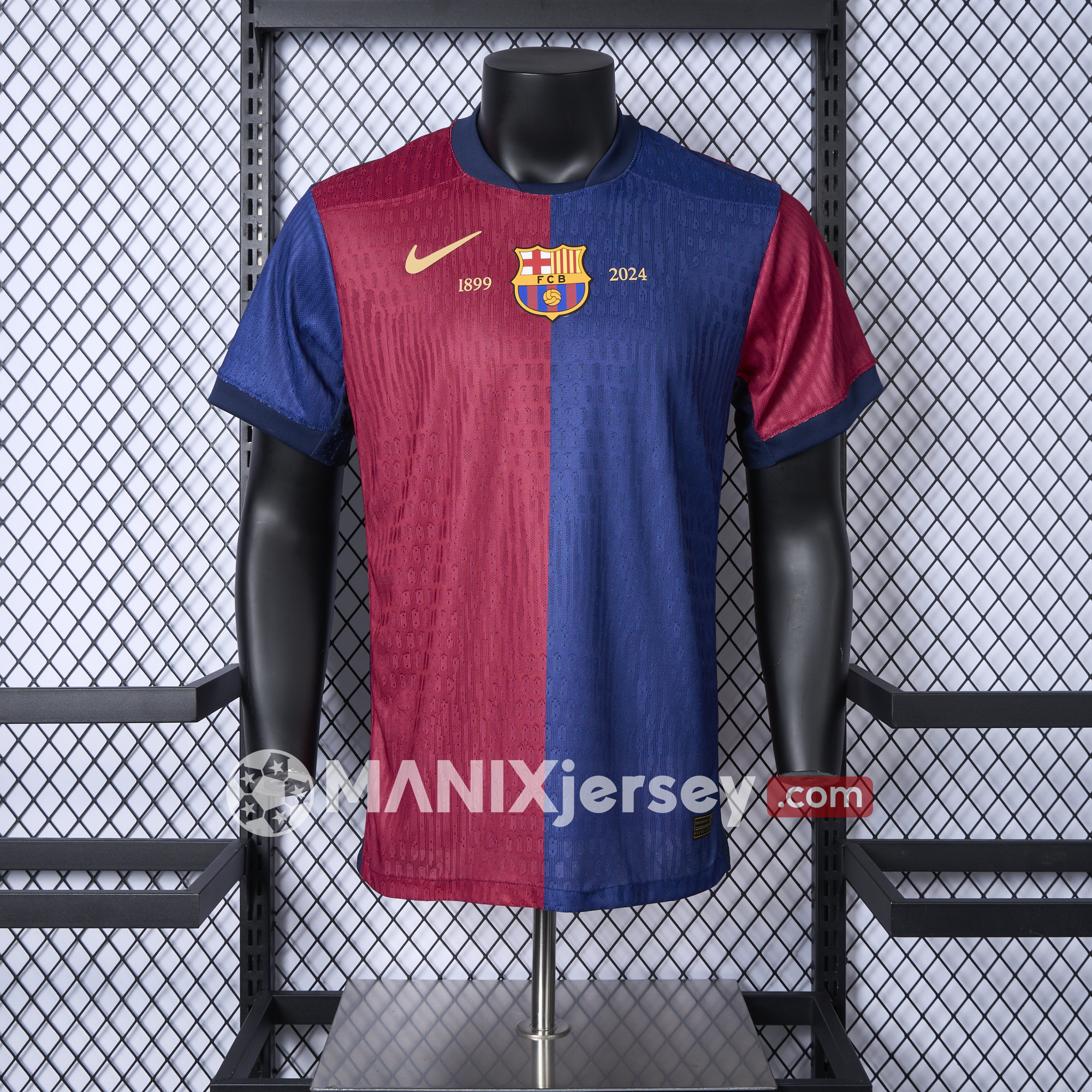 Barcelona 24-25 Home Unsponsored Anniversary Jersey - Player Version - JerseysGala