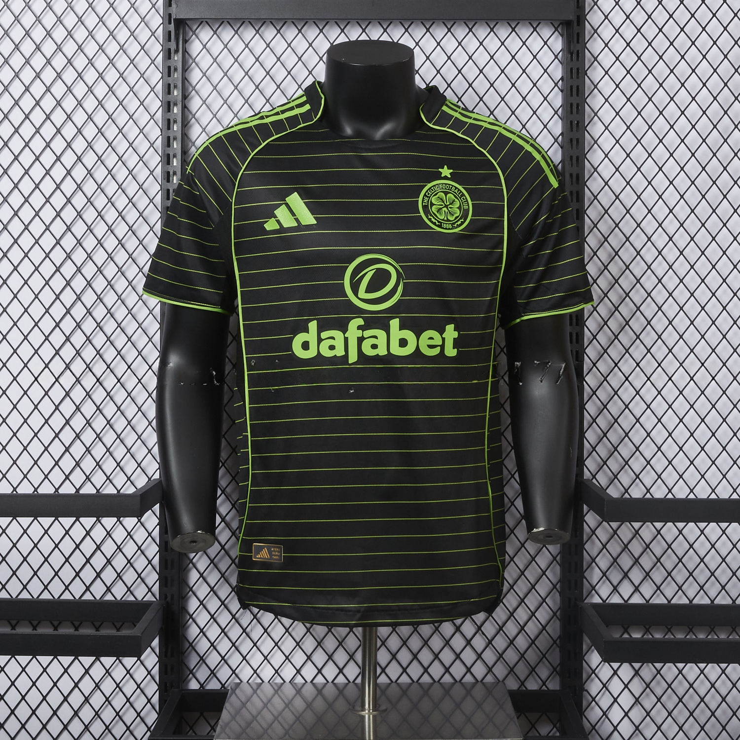 Celtic 25-26 Away Black Jersey - Player Version - JerseysGala
