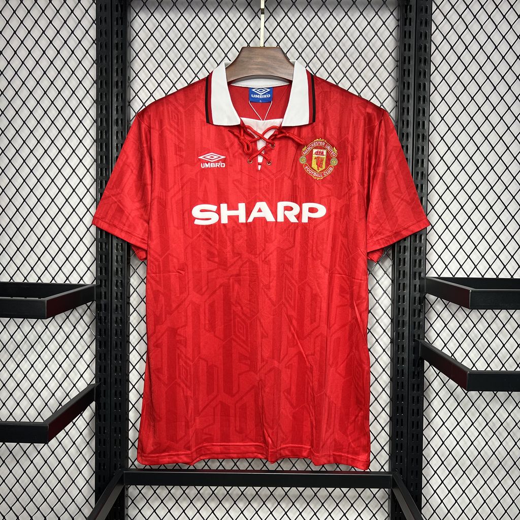Retro Manchester United 92-94 Home Jersey - JerseysGala