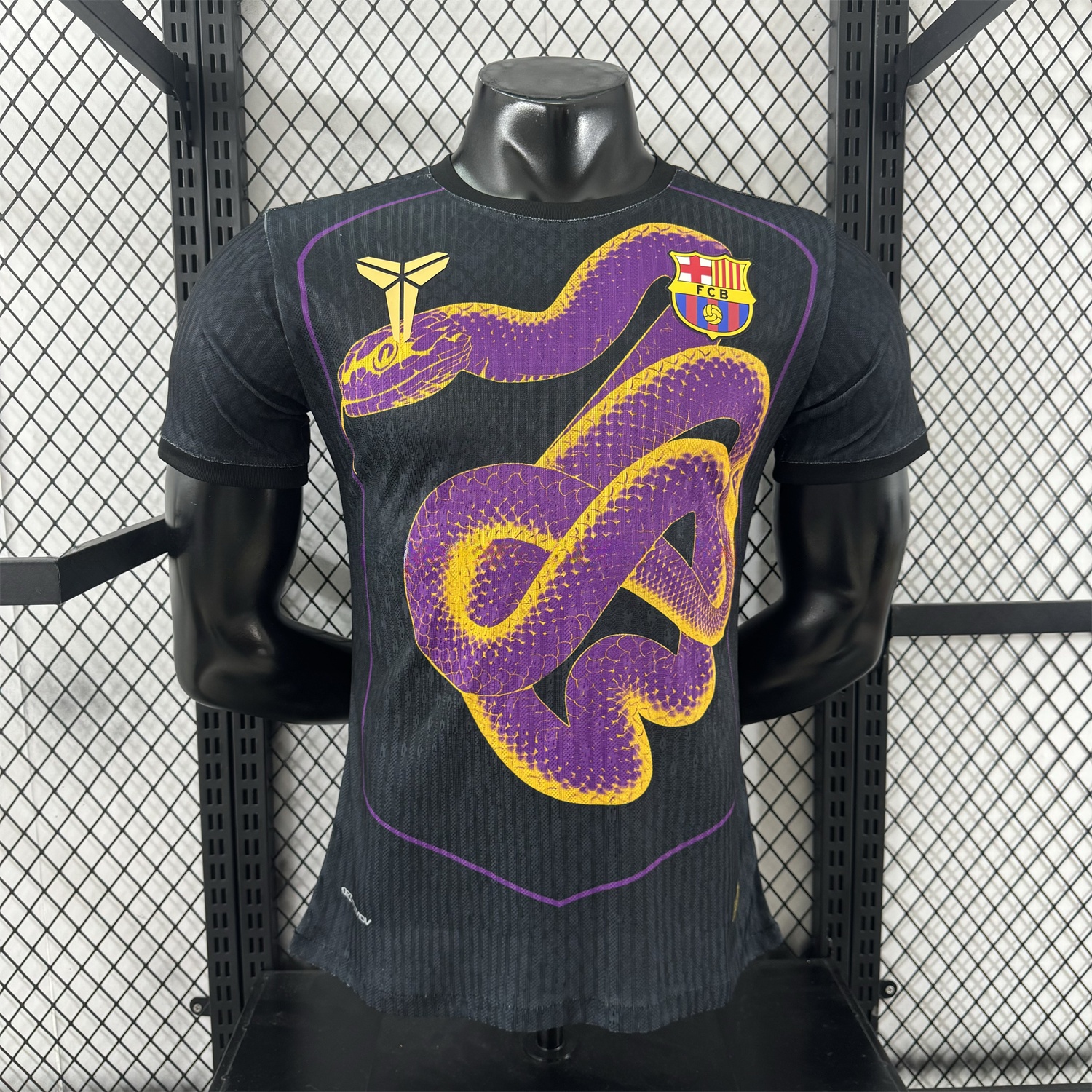 Barcelona 25-26 Purple Mamba Snake Black Special Jersey - Player Version - JerseysGala