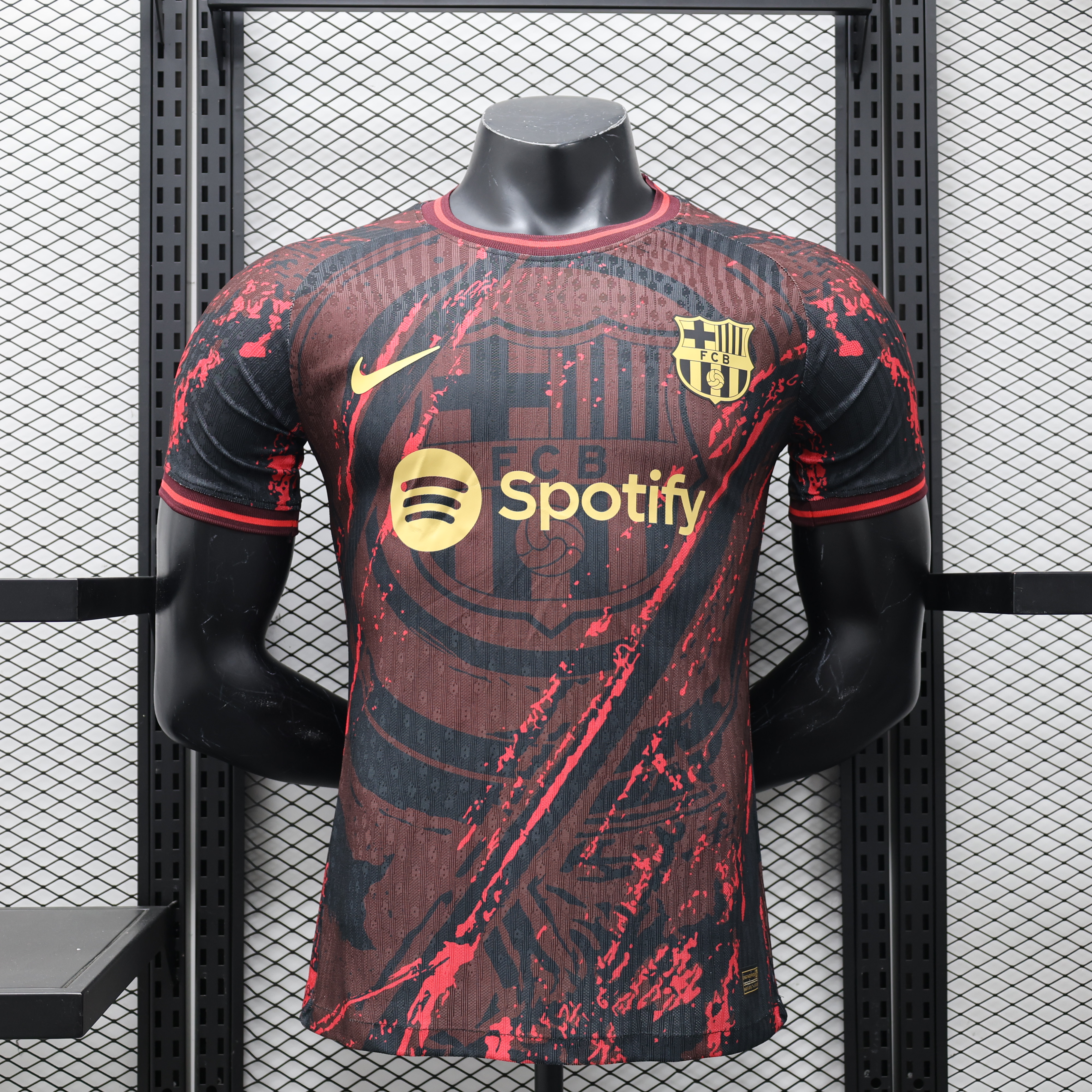 Barcelona 24-25 Red & Black Special Edition Jersey - Player Version - JerseysGala