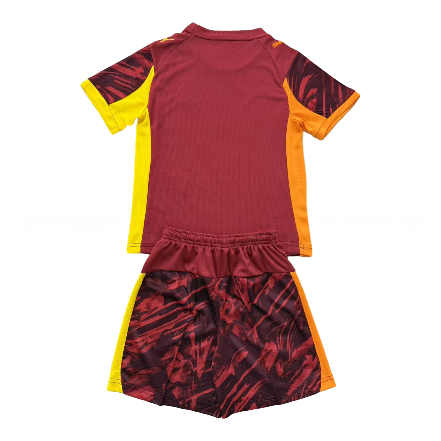 Marseille 25-26 Deep Red Goalkeeper Kids Kit - JerseysGala