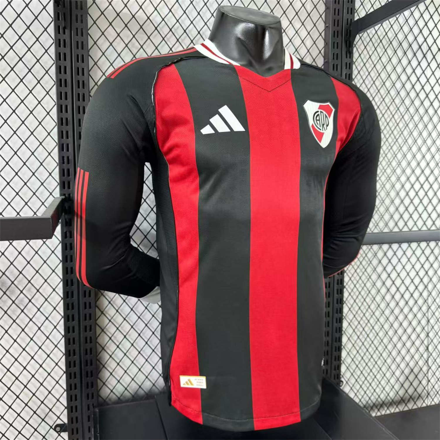 River Plate 25-26 Away Unsponsored Long Sleeves Jersey - Player Version - JerseysGala