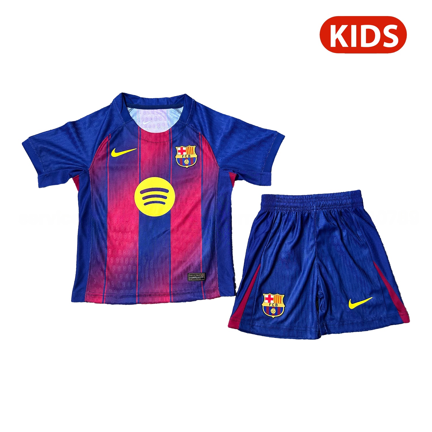 Barcelona 25-26 Home Kids Kit - Player Version - JerseysGala