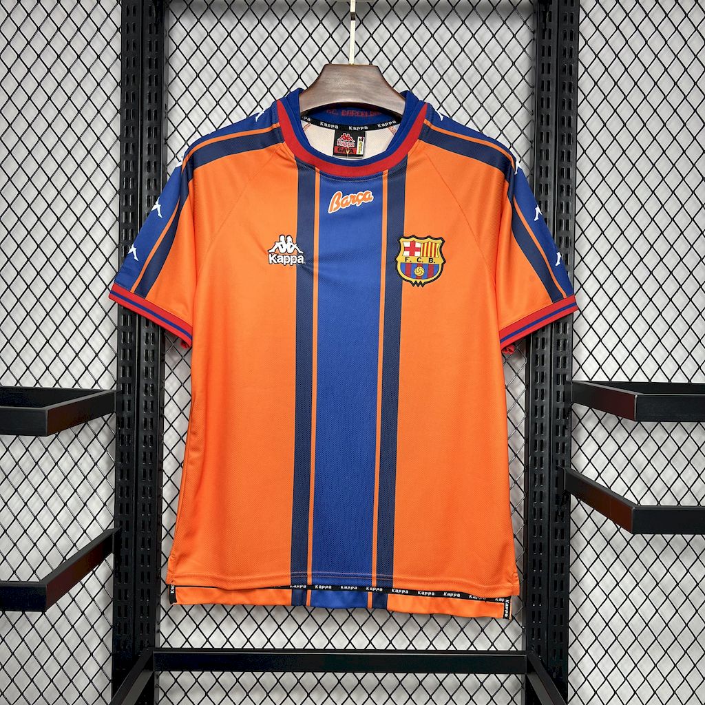 Retro Barcelona 1997-98 Away Jersey - JerseysGala