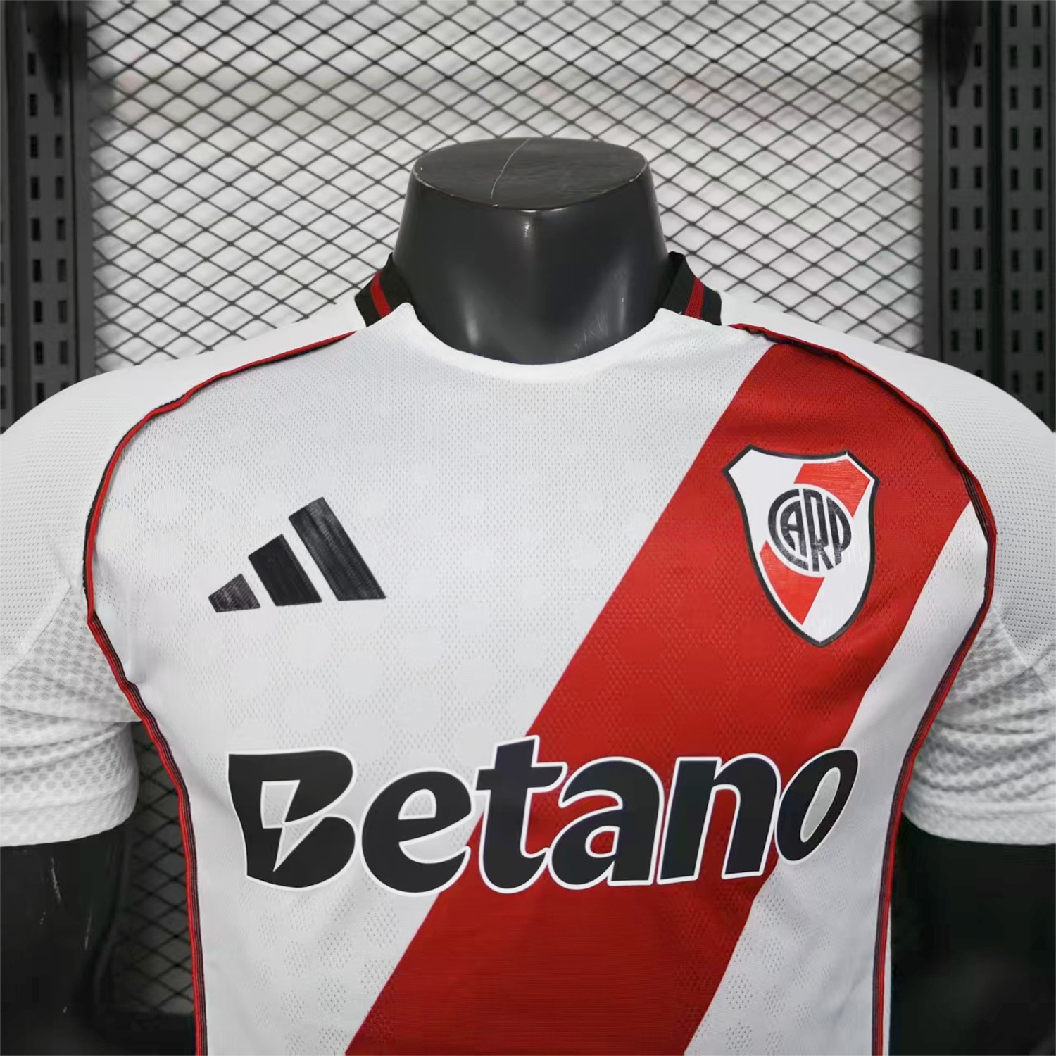 River Plate 25-26 Home Jersey with New Sponsors - Player Version - JerseysGala