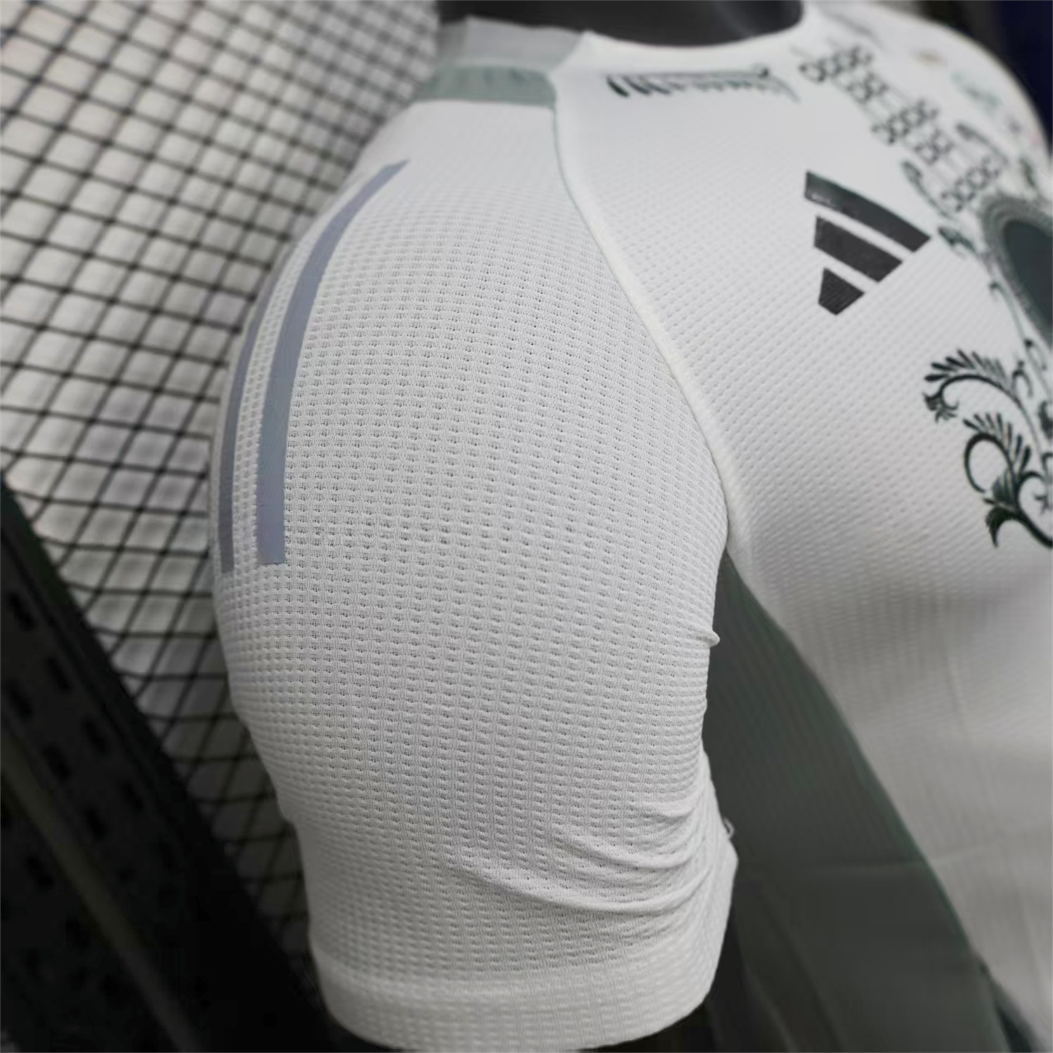 Algeria 25-26 Grey Plant White Special Jersey - Player Version - JerseysGala