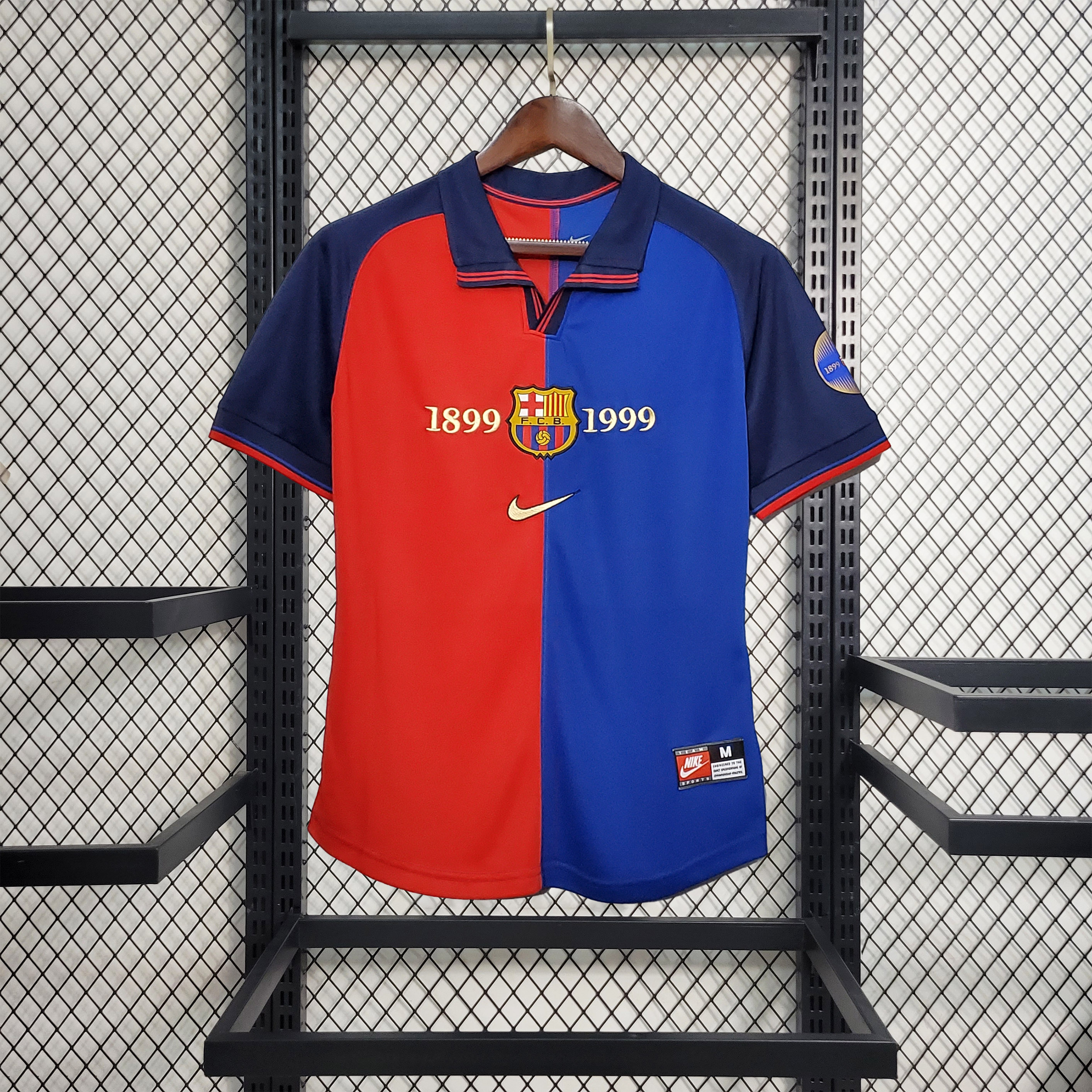 Retro Barcelona 99-00 Home Stadium Jersey - JerseysGala