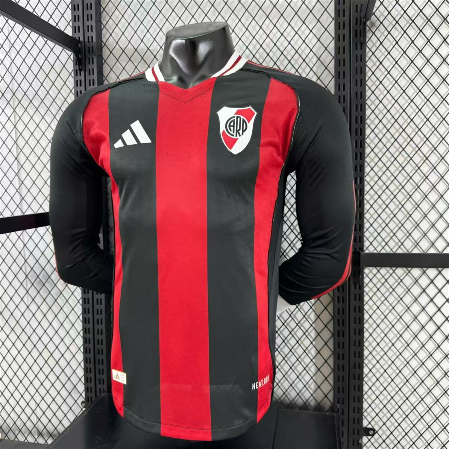 River Plate 25-26 Away Unsponsored Long Sleeves Jersey - Player Version - JerseysGala