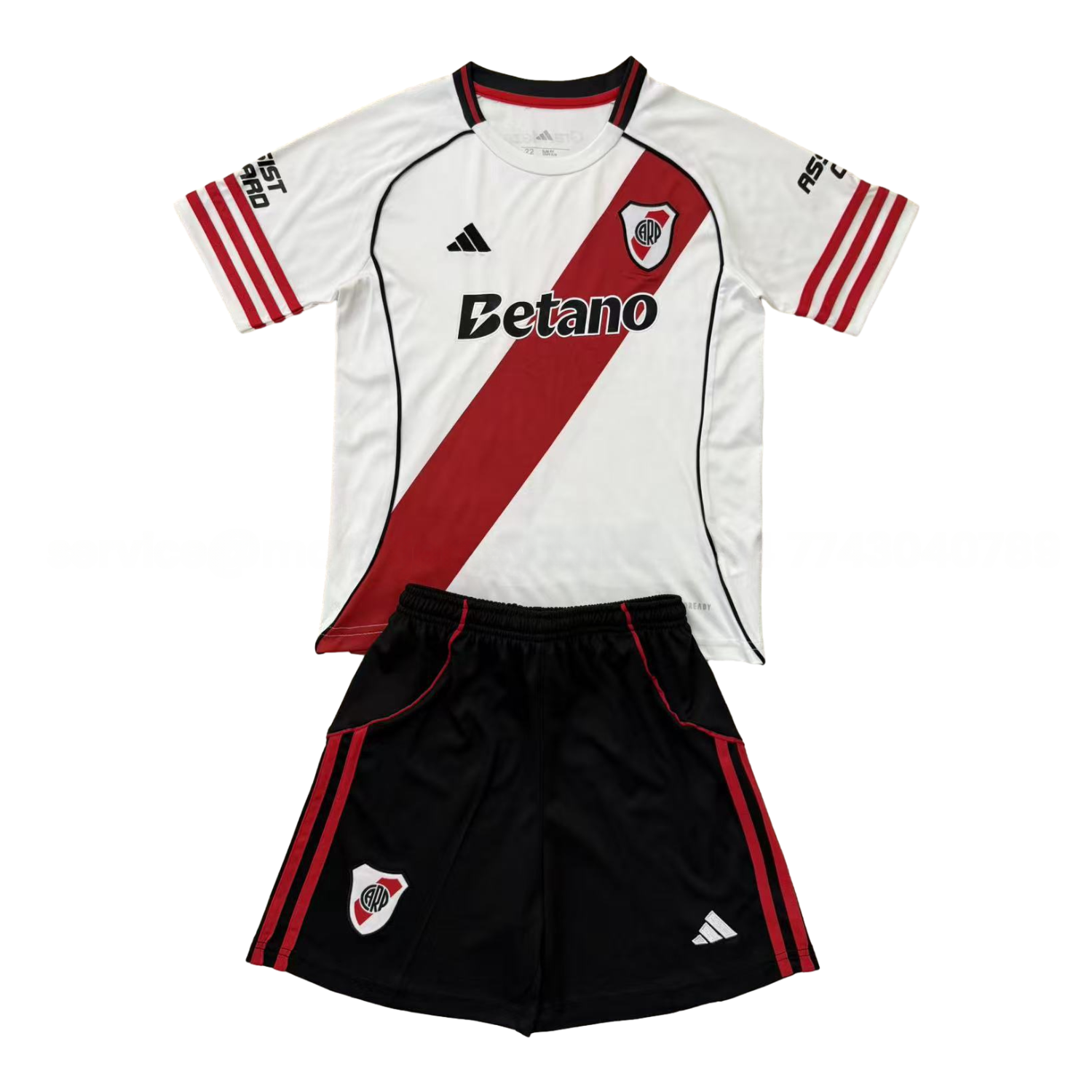 River Plate 25-26 Home Men's Adult Jersey Set - Fans Version - JerseysGala
