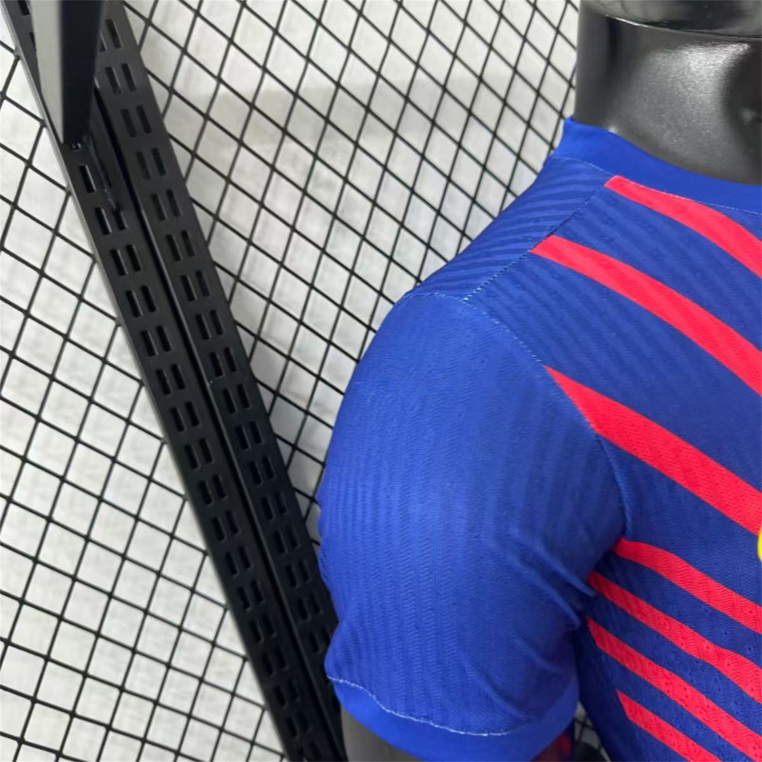 Barcelona 25-26 One Piece Red Silhouette Special Blue Jersey - Player Version - JerseysGala