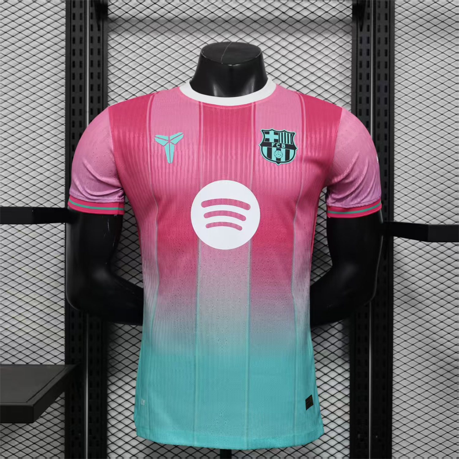 Barcelona 25-26 Pink And Cyan Special Jersey - Player Version - JerseysGala