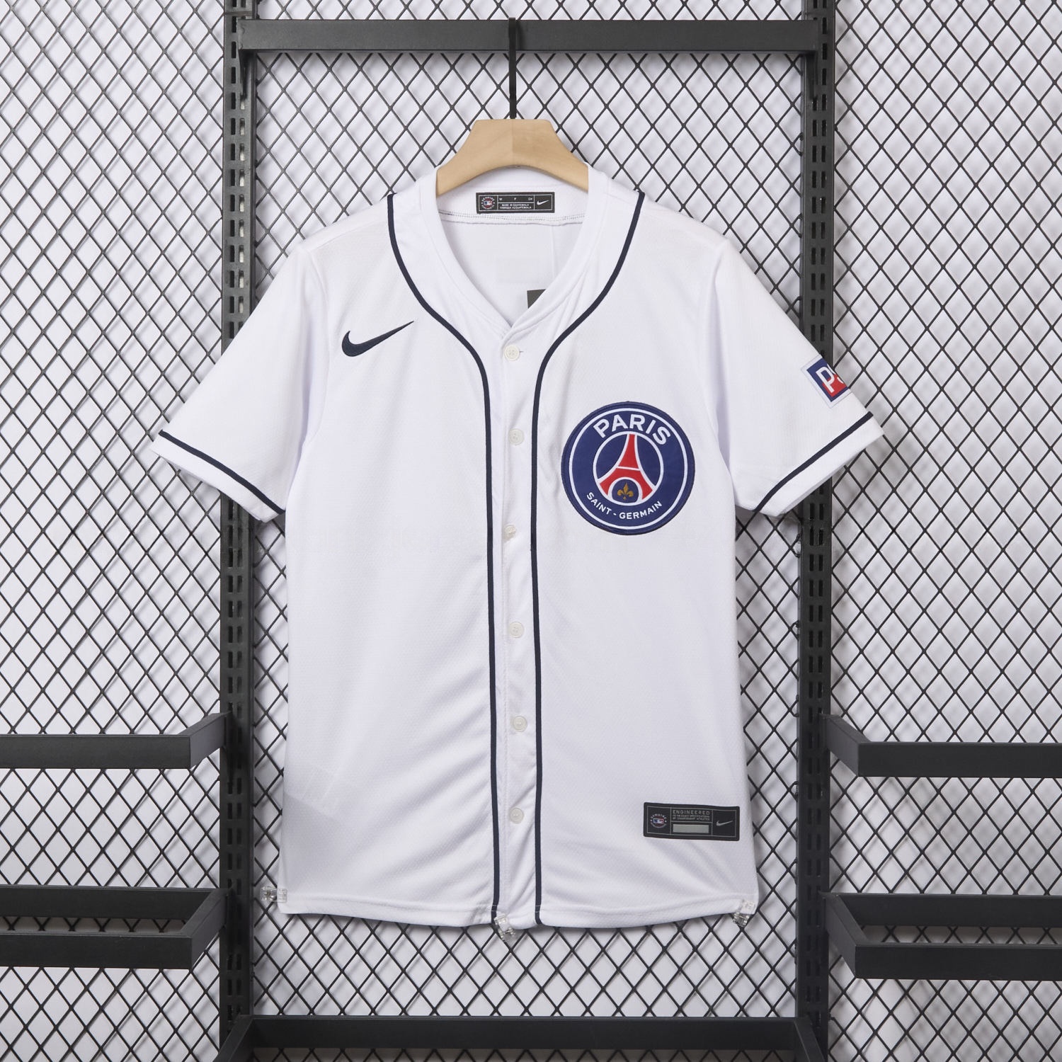 Paris Saint-Germain PSG 25-26 White Limited Baseball Jersey - JerseysGala