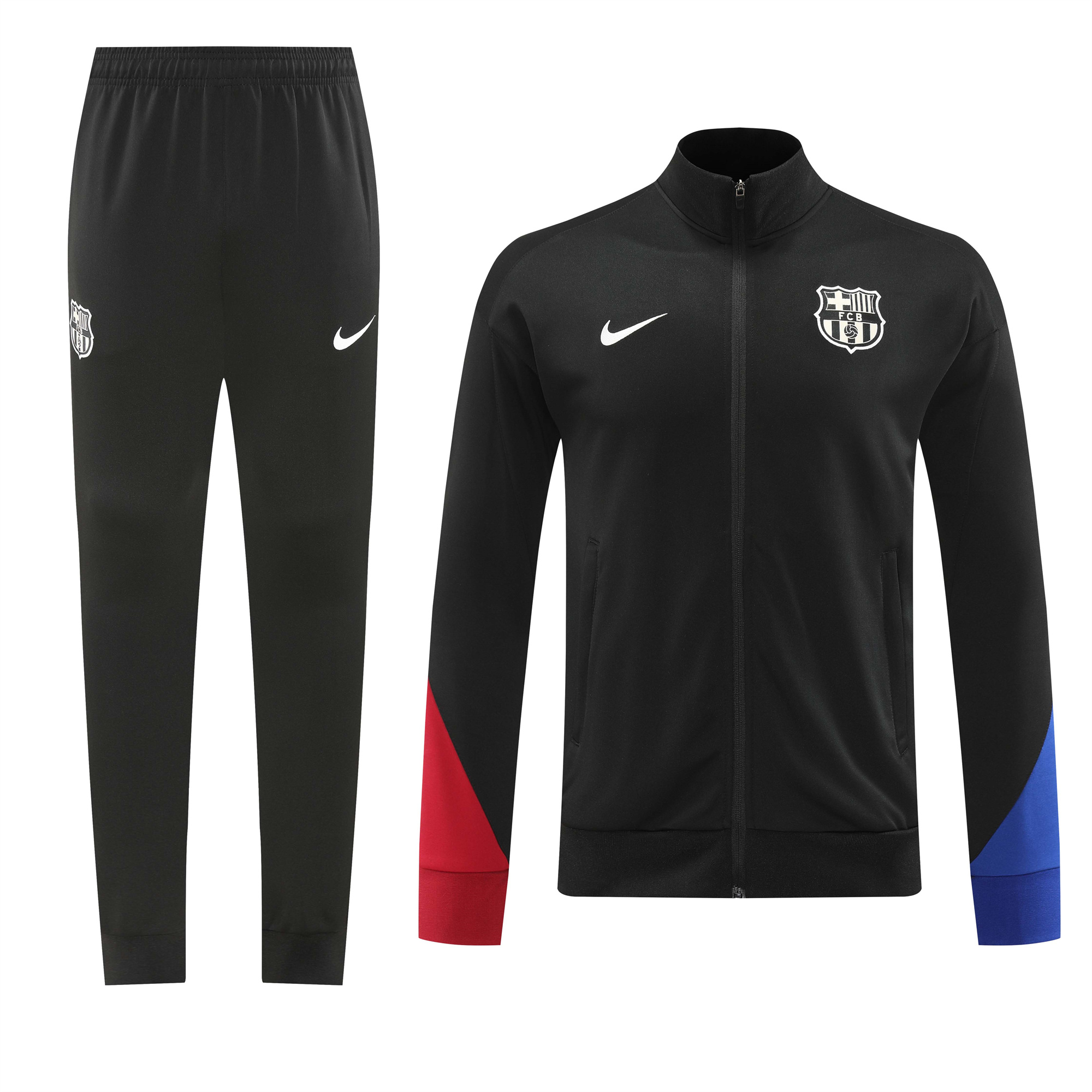 Barcelona 24-25 Jacket Training Tracksuit - Black - JerseysGala
