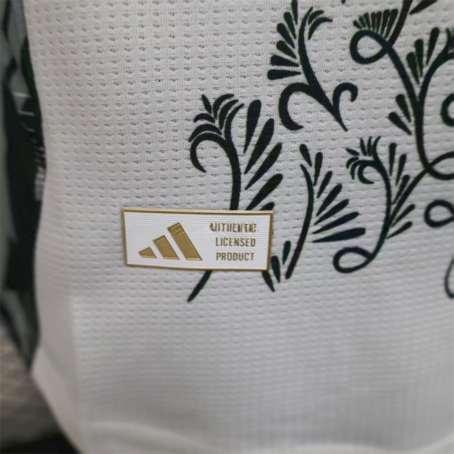 Algeria 25-26 Grey Plant White Special Jersey - Player Version - JerseysGala