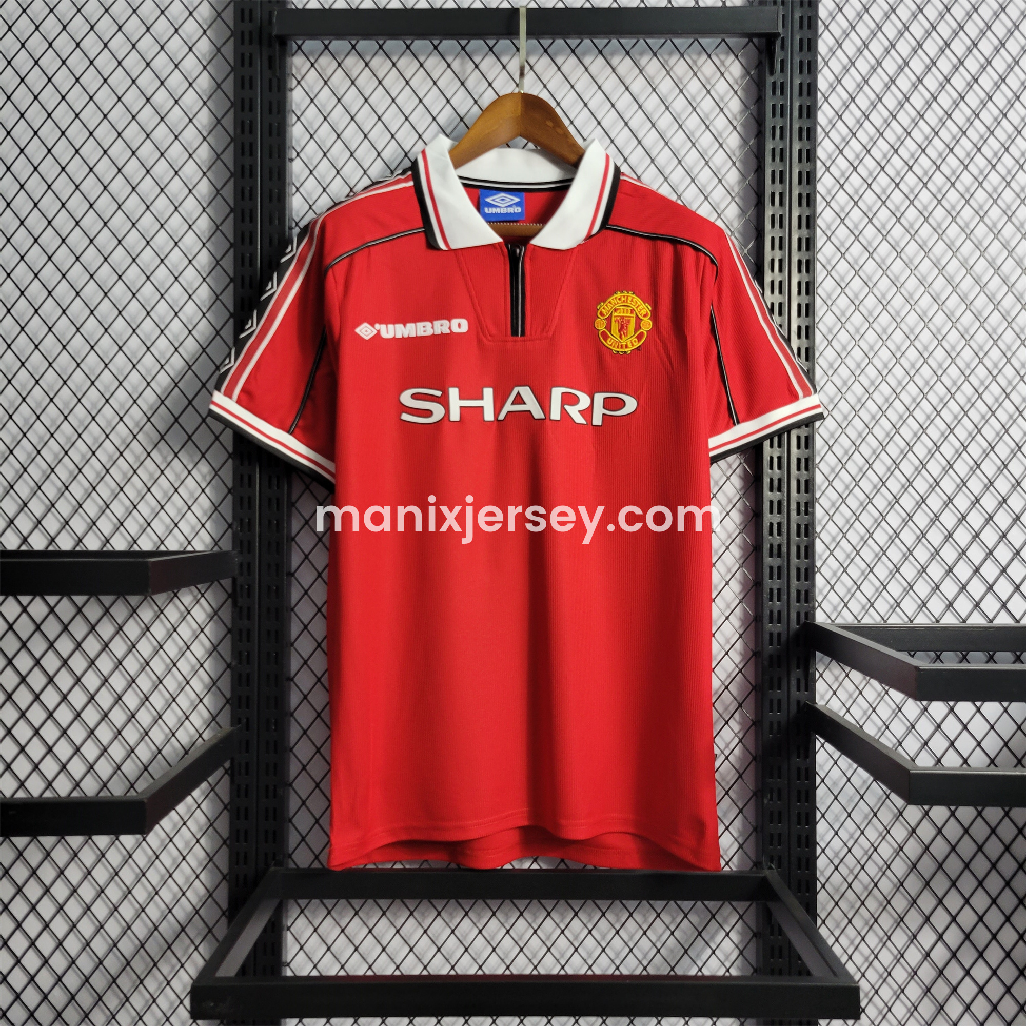 Retro Manchester United 98-99 Home Jersey - JerseysGala