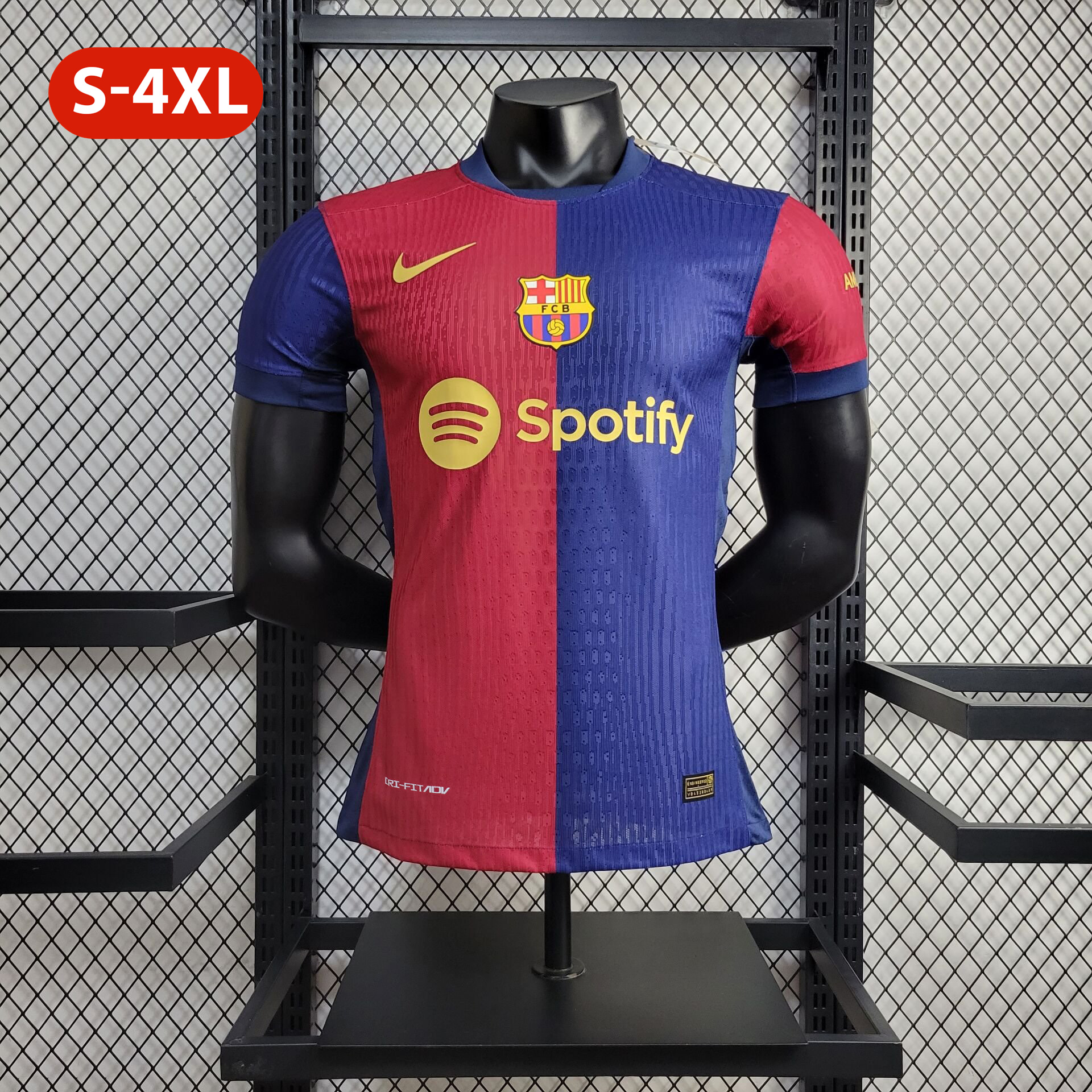 Barcelona 24-25 Home Stadium Jersey - Player Version - JerseysGala