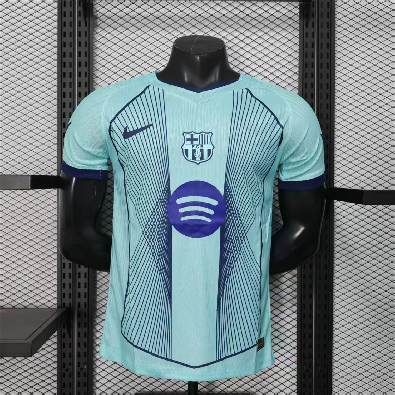 Barcelona 25-26 T90 Cyan Special Jersey - Player Version - JerseysGala