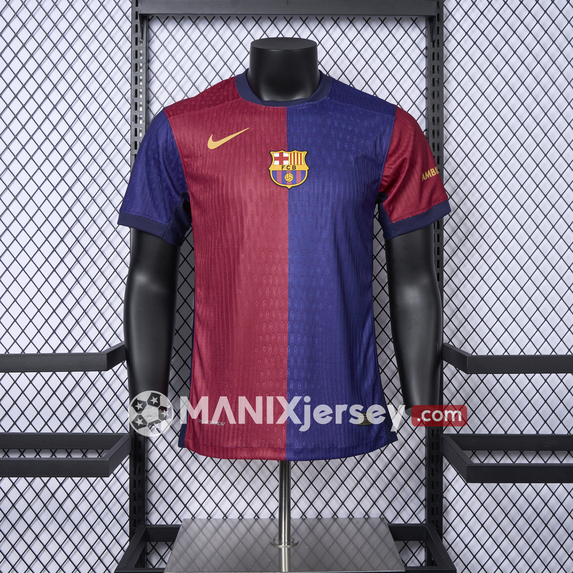 Barcelona 24-25 Home Unsponsored Jersey - Player Version - JerseysGala