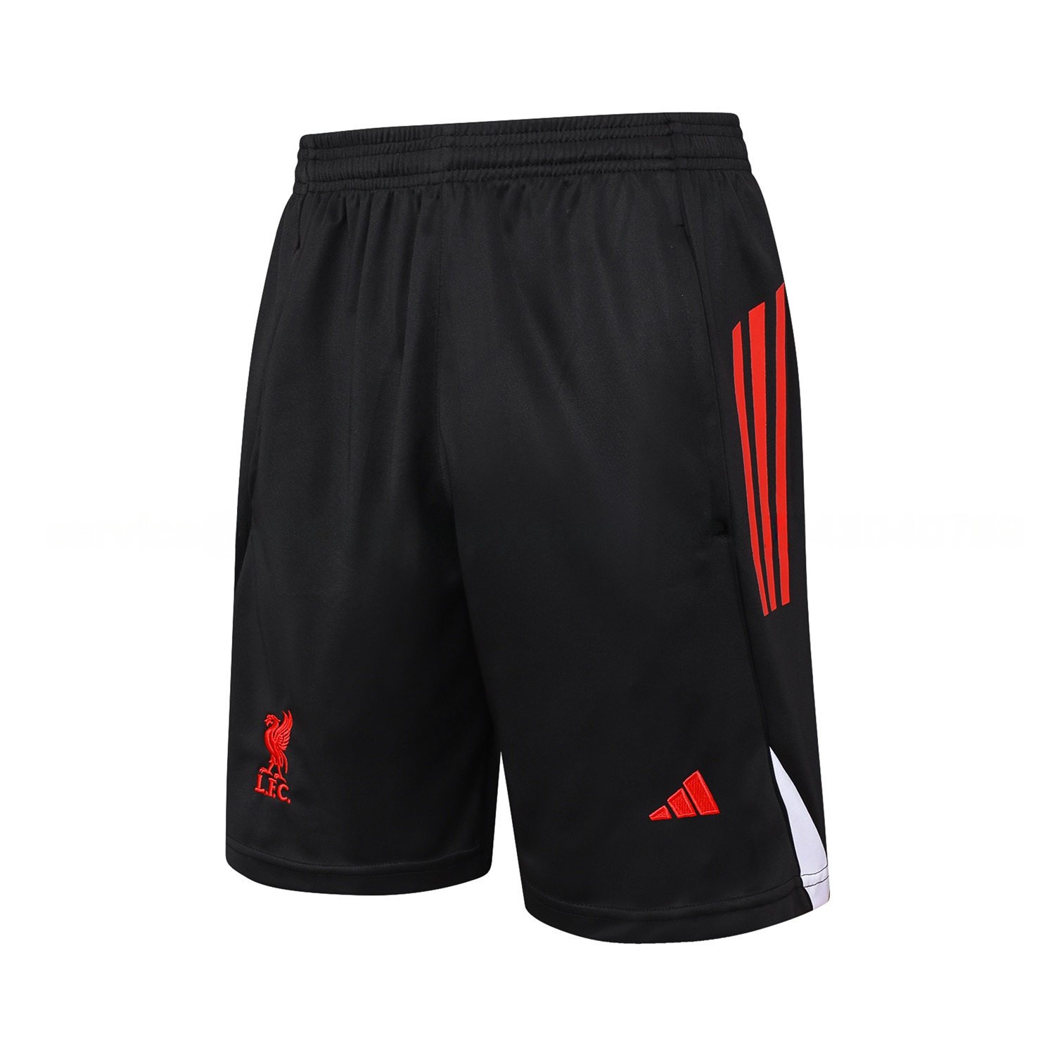 Liver.pool 25-26 Vest Training Set - Black Vest & Black Shorts - JerseysGala