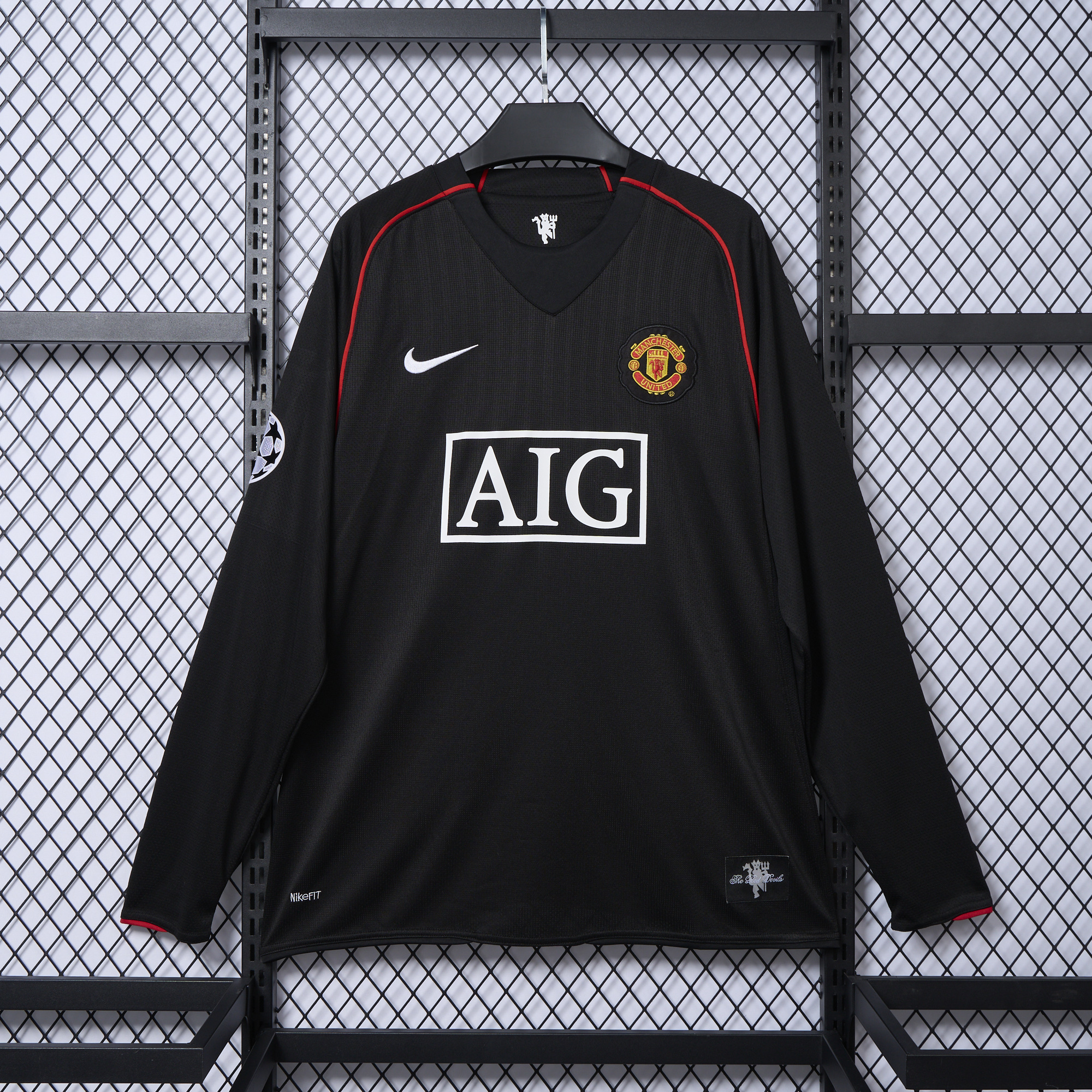 Retro Manchester United 07-08 Away Long Sleeve Jersey - JerseysGala