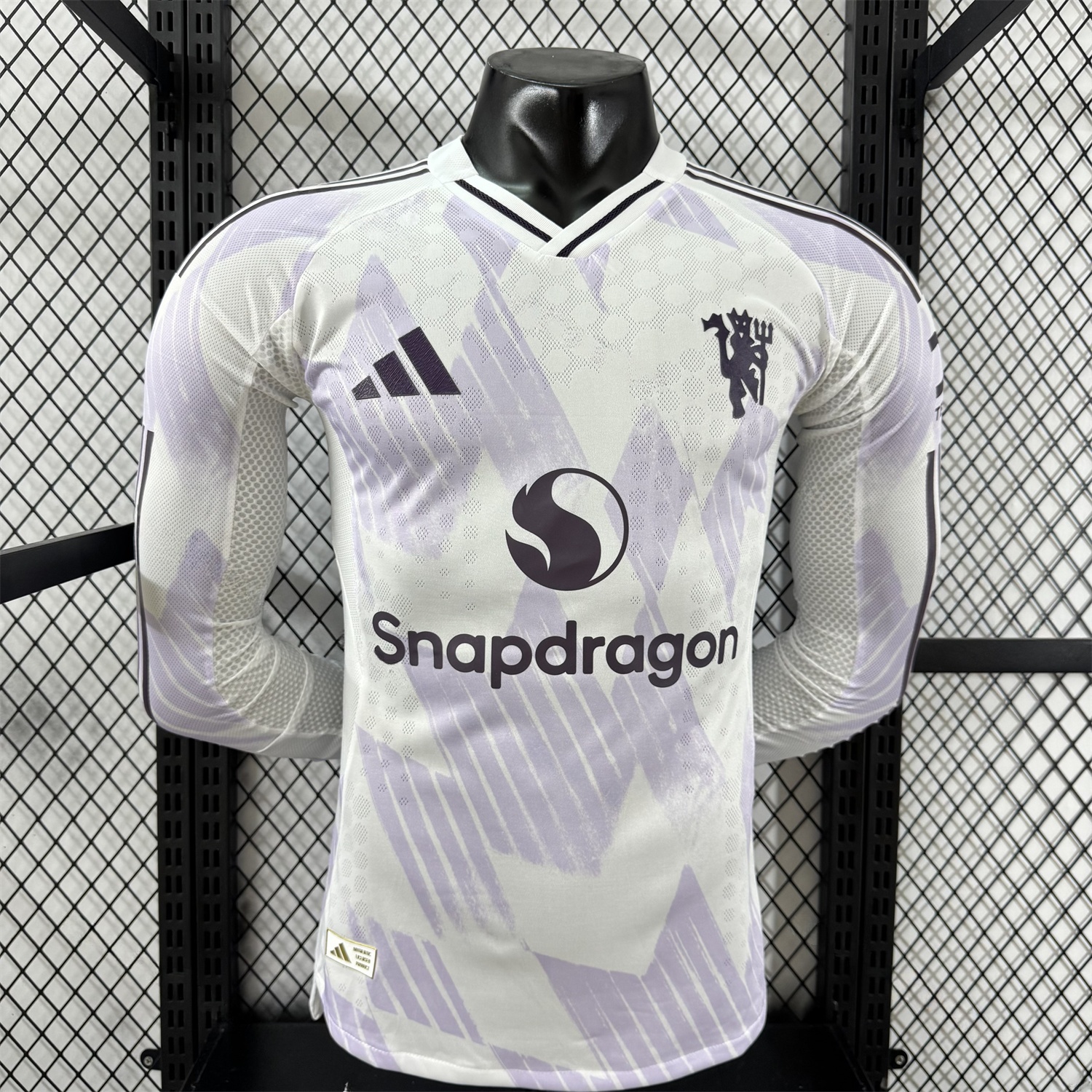 Manchester United 25-26 Away Long Sleeves Jersey - Player Version - JerseysGala