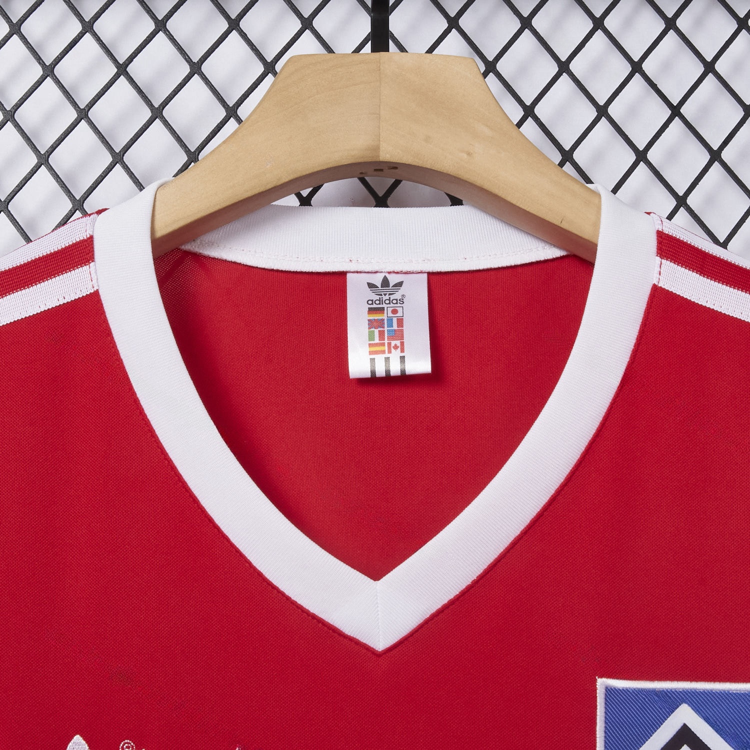 Retro Hamburger SV 1988 Away Red Jersey - JerseysGala