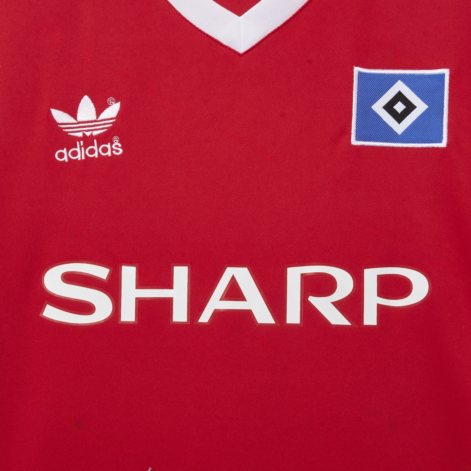 Retro Hamburger SV 1988 Away Red Jersey - JerseysGala